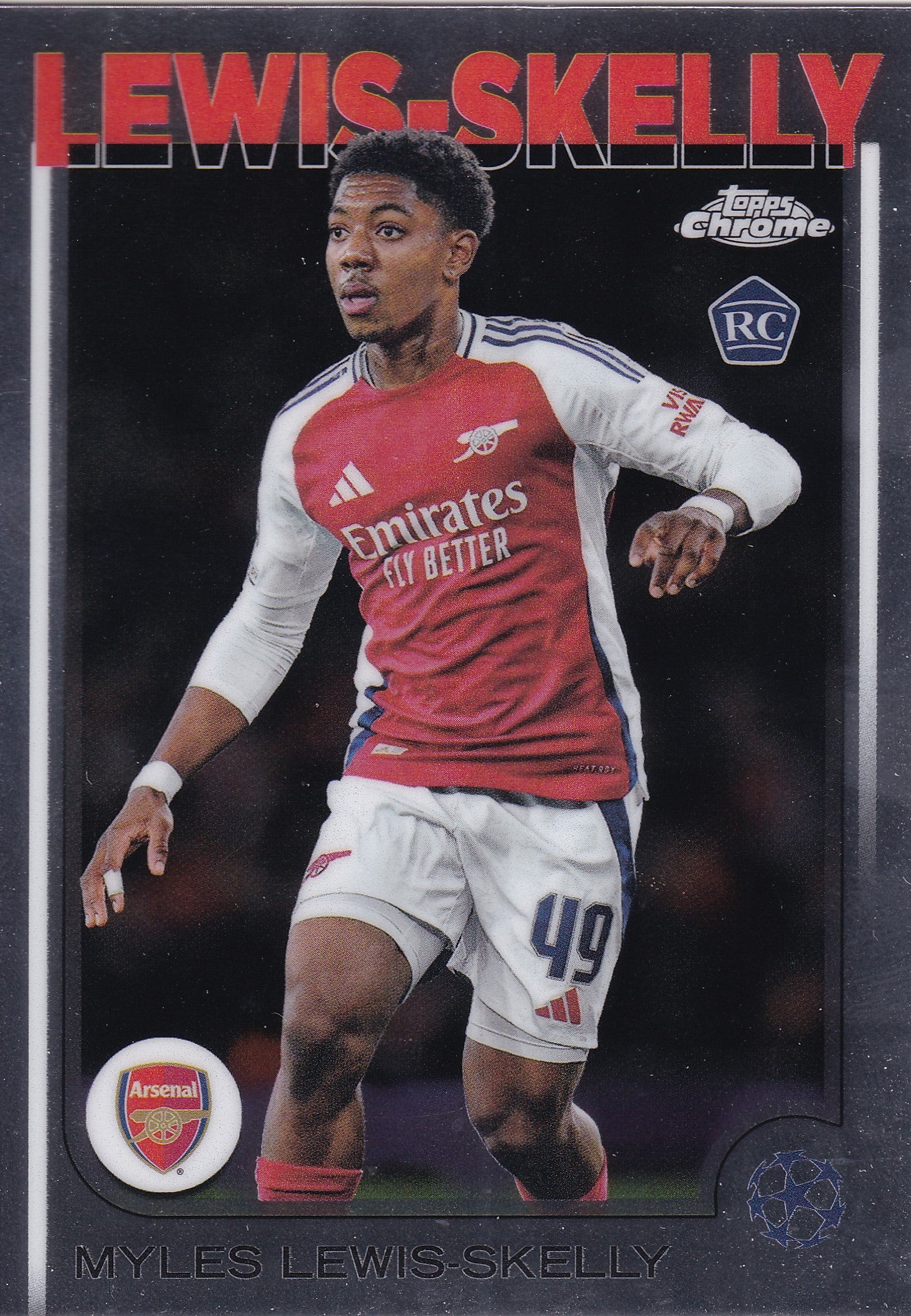 154. MYLES LEWIS-SKELLY - ARSENAL FC - ROOKIE CARD
