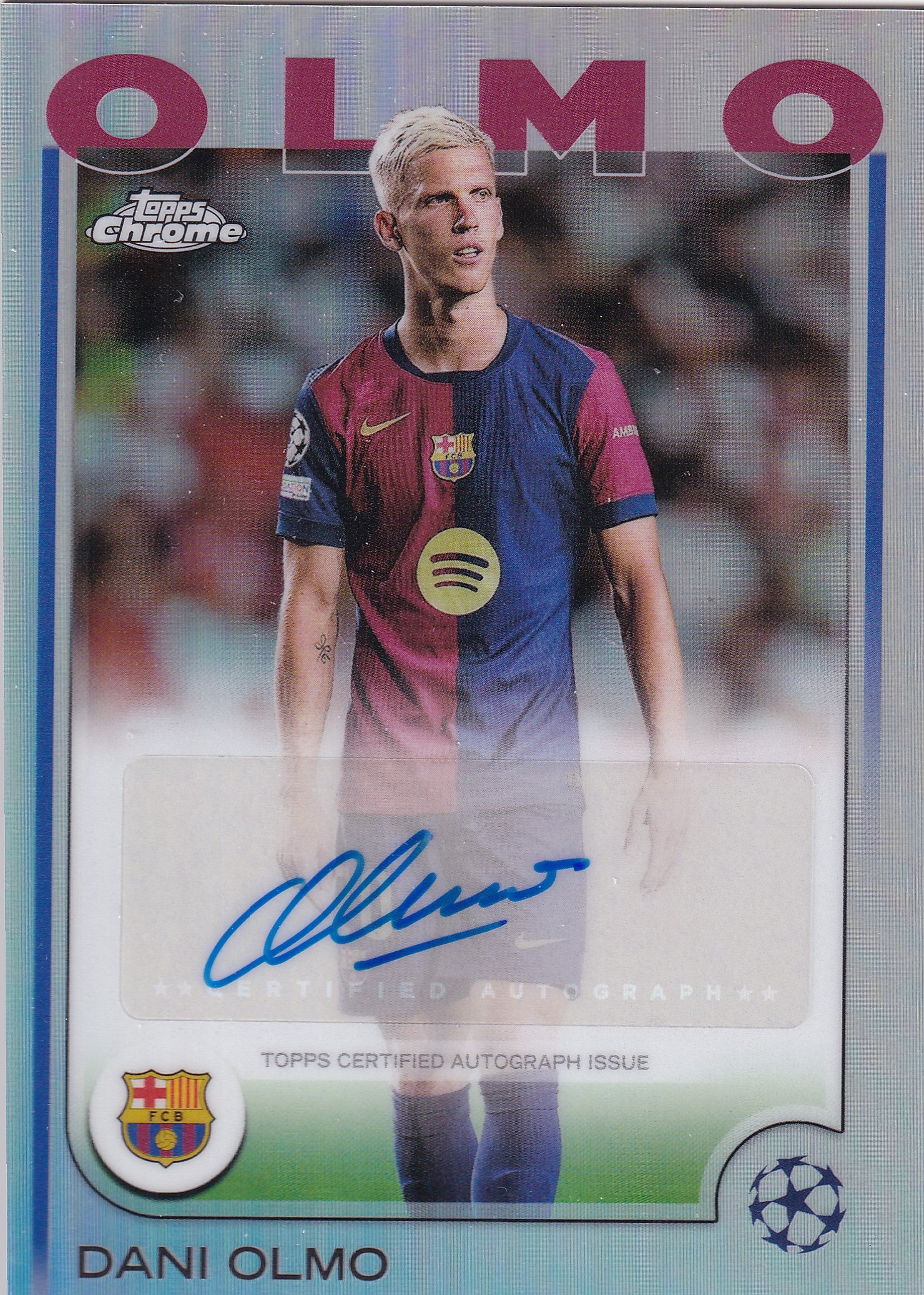 CA-DO. DANI OLMO - FC BARCELONA - BASE AUTO