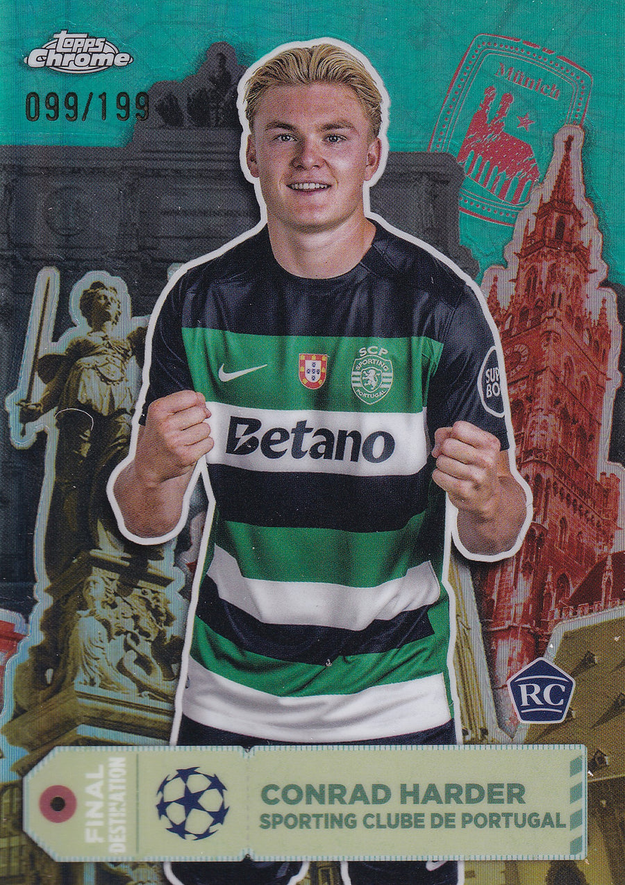 FD-12. CONRAD HARDER - SPORTING LISBOA - ROOKIE CARD - FINAL DESTINATION /199