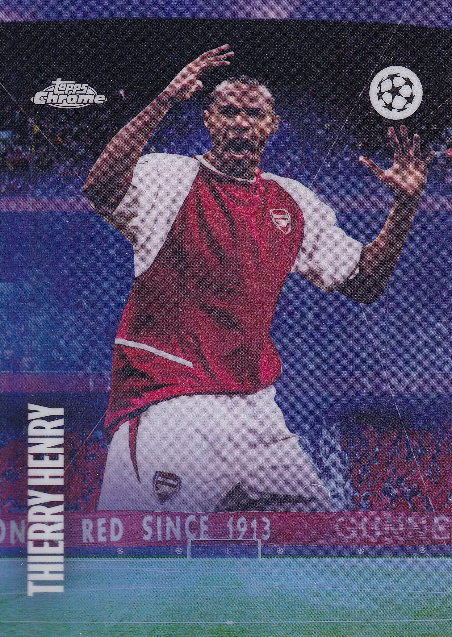 TF-04. THIERRY HENRY - ARSENAL - TIFO - CASE HIT