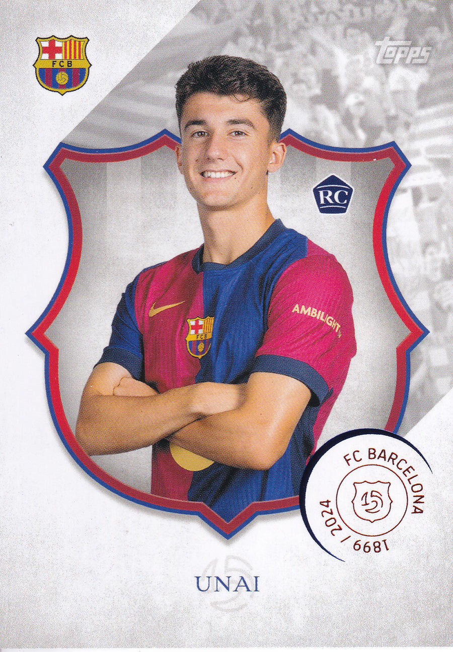 007. UNAI - FC BARCELONA - ROOKIE CARD