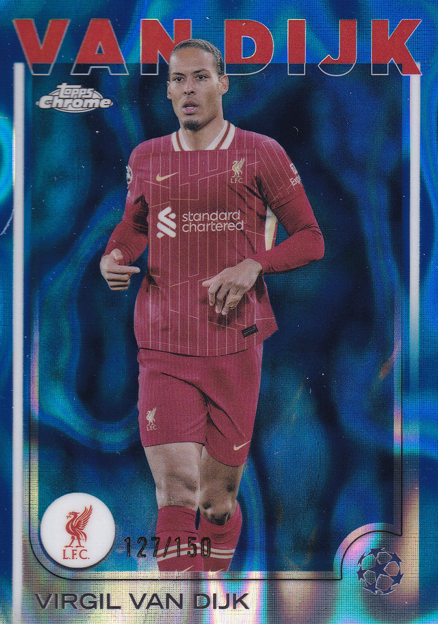 044. VIRGIL VAN DIJK - LIVERPOOL - BLUE LAVA /150