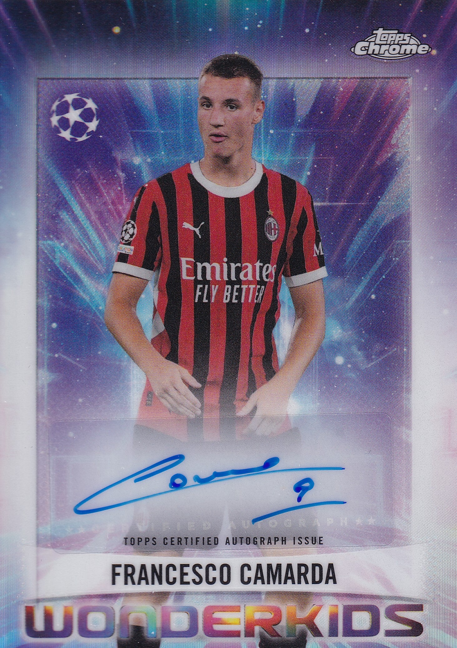 WKA-FC. FRANCESCO CAMARDA - AC MILAN - WONDERKIDS AUTO