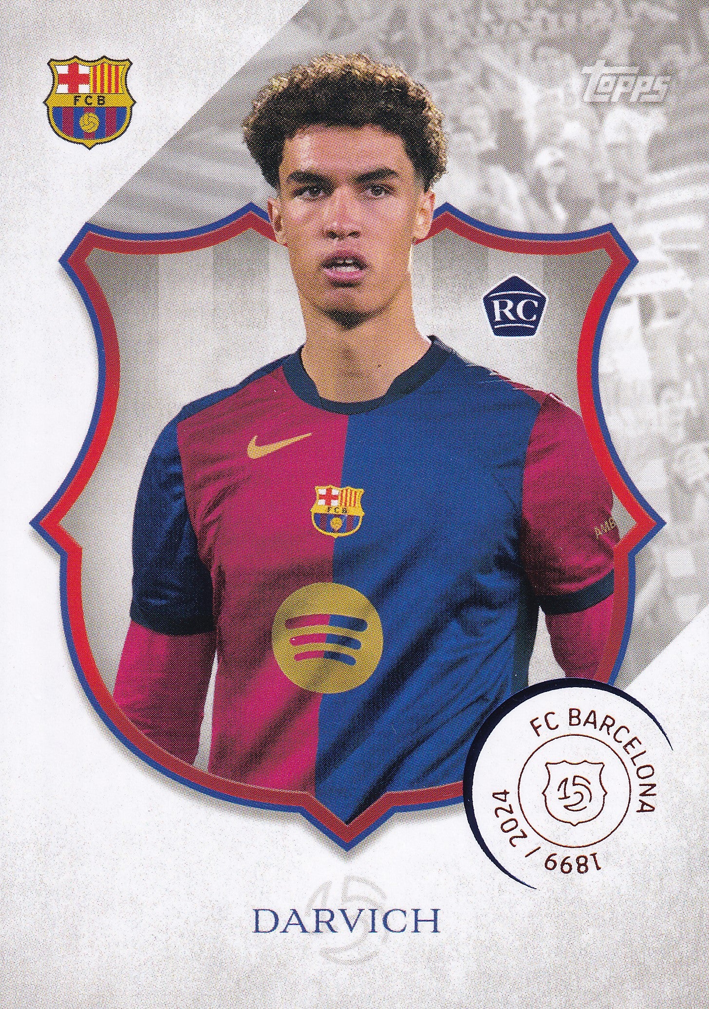 006. NOAH DARVICH - FC BARCELONA - ROOKIE CARD