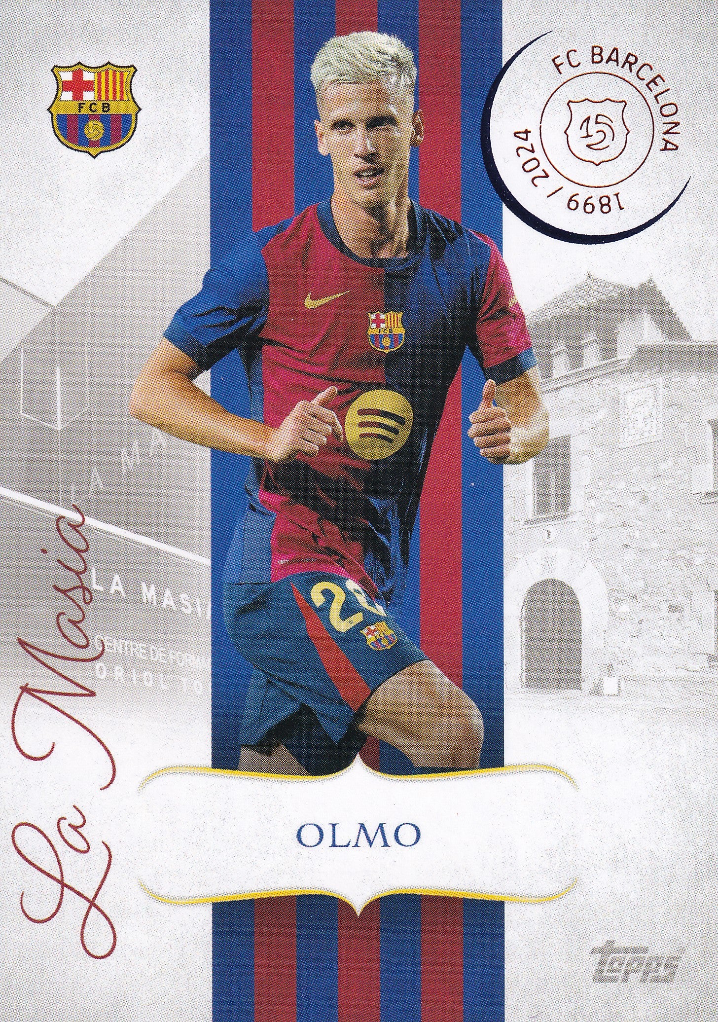 LM-09. DANI OLMO - FC BARCELONA - LA MASIA