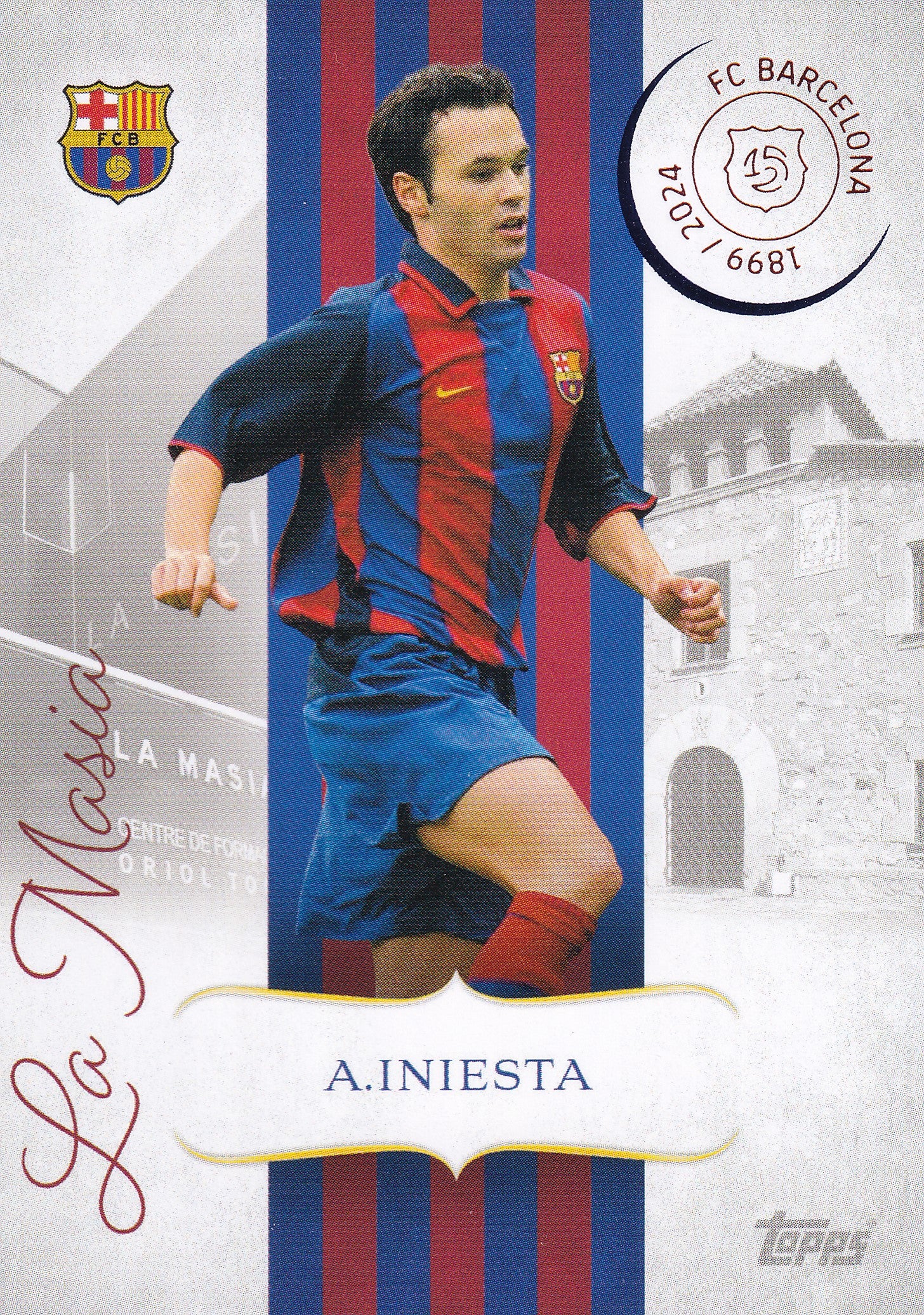 LM-05. ANDRES INIESTA - FC BARCELONA - LA MASIA