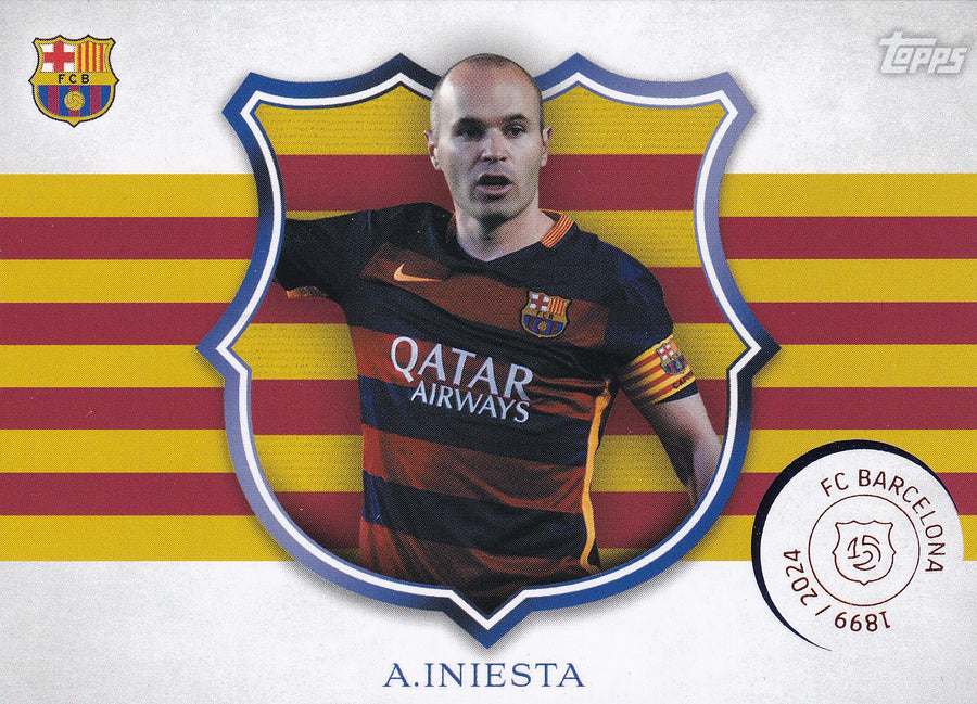 CA-2. ANDRES INIESTA - FC BARCELONA - CAPTAIN