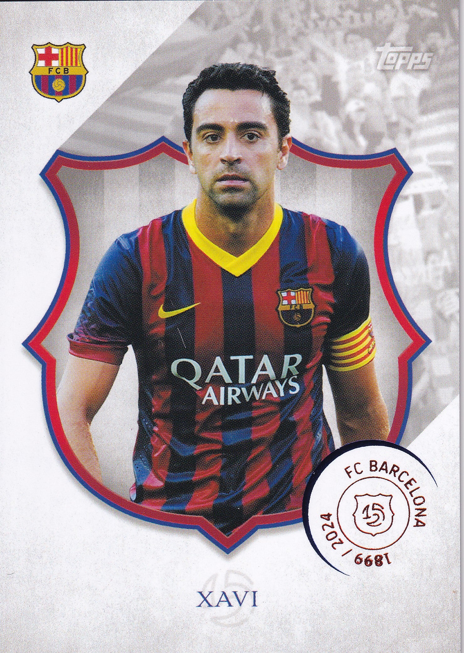 036. XAVI HERNANDES - FC BARCELONA