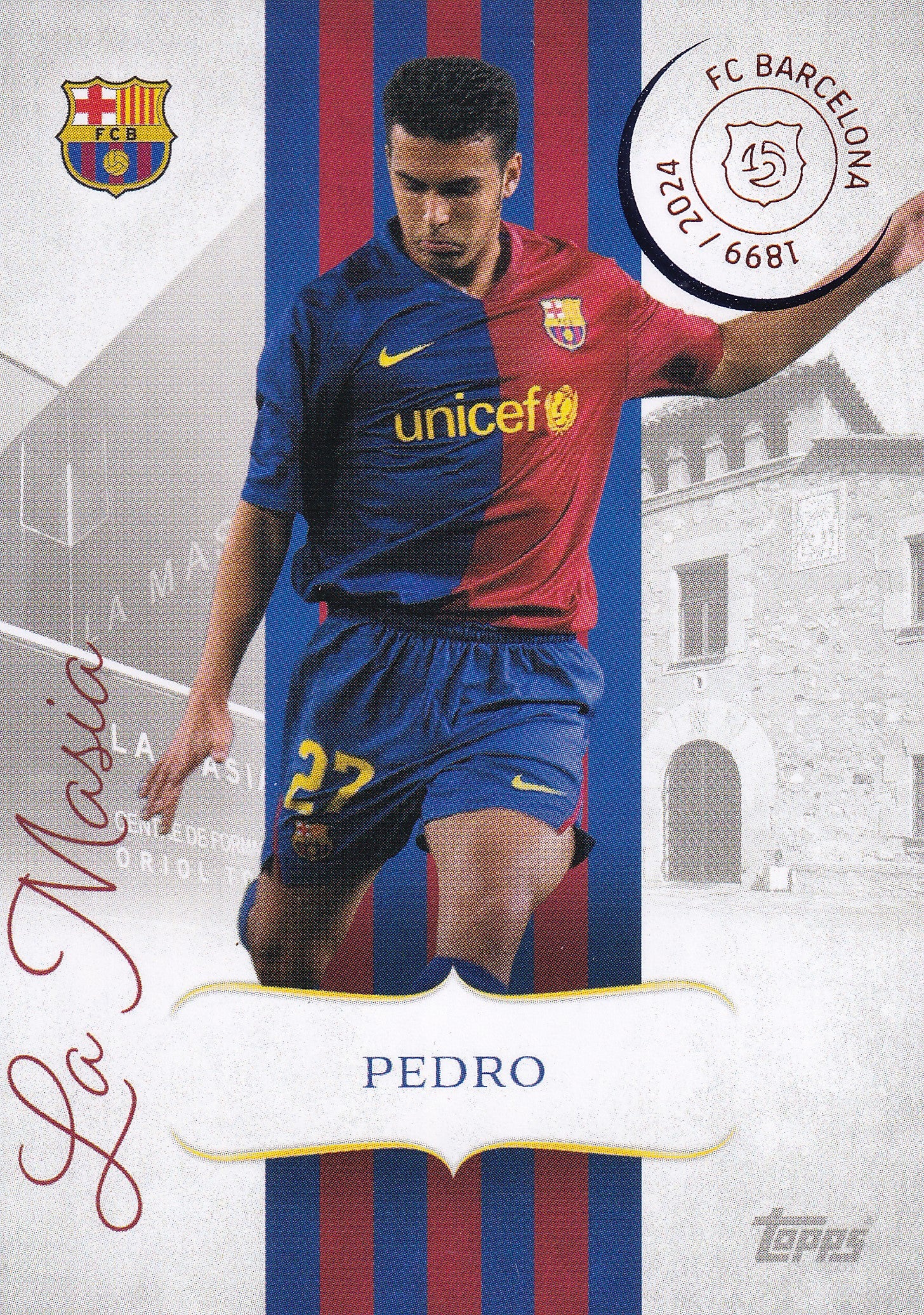 LM-11. PEDRO - FC BARCELONA - LA MASIA