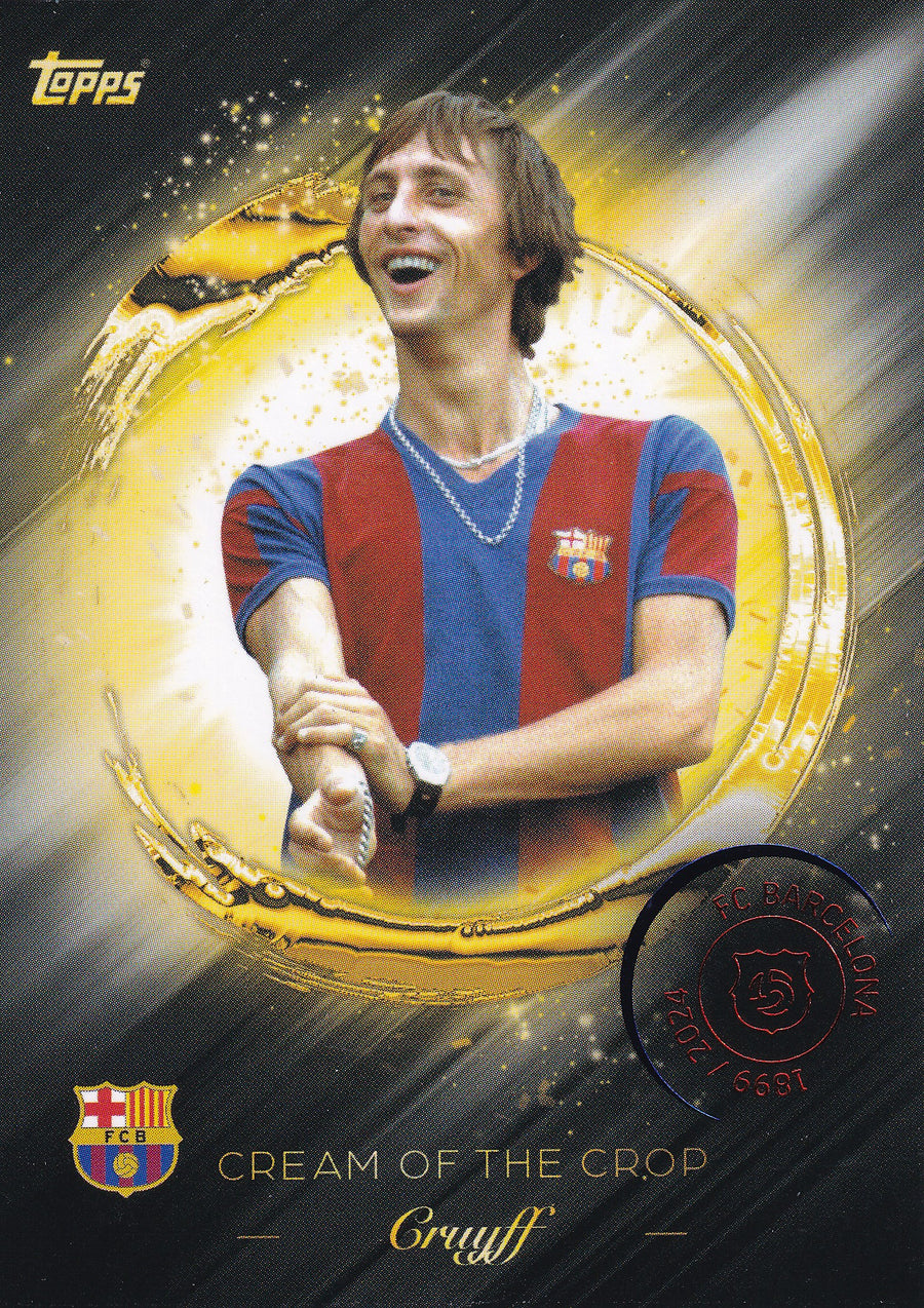 CR-06. JOHAN CRUYFF - FC BARCELONA - CREAM OF THE CROP