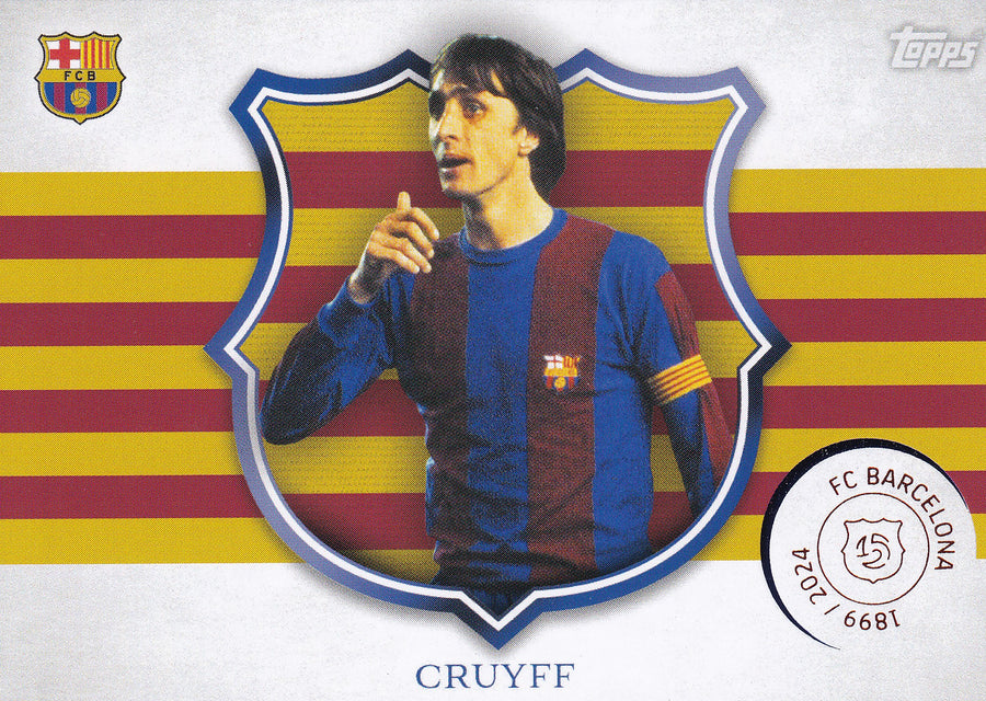 CA-4. JOHAN CRUYFF - FC BARCELONA - CAPTAIN