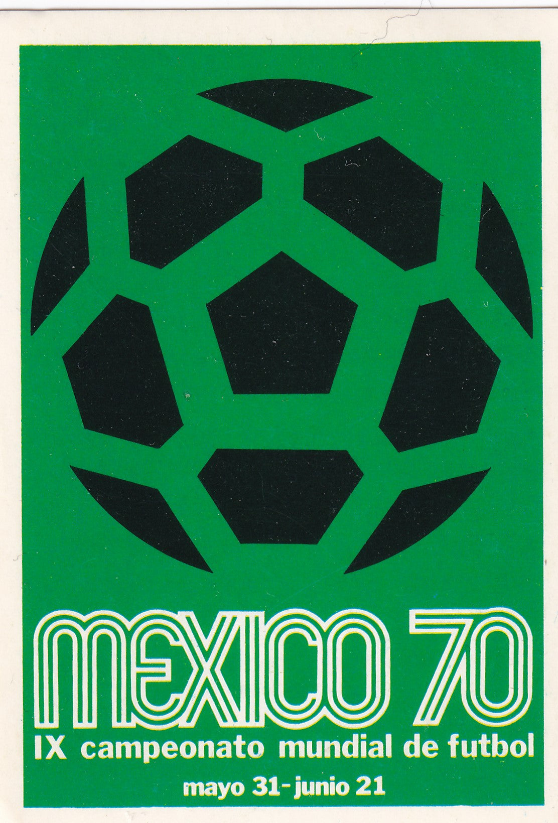 019. WORLD CUP POSTER - MEXICO 70