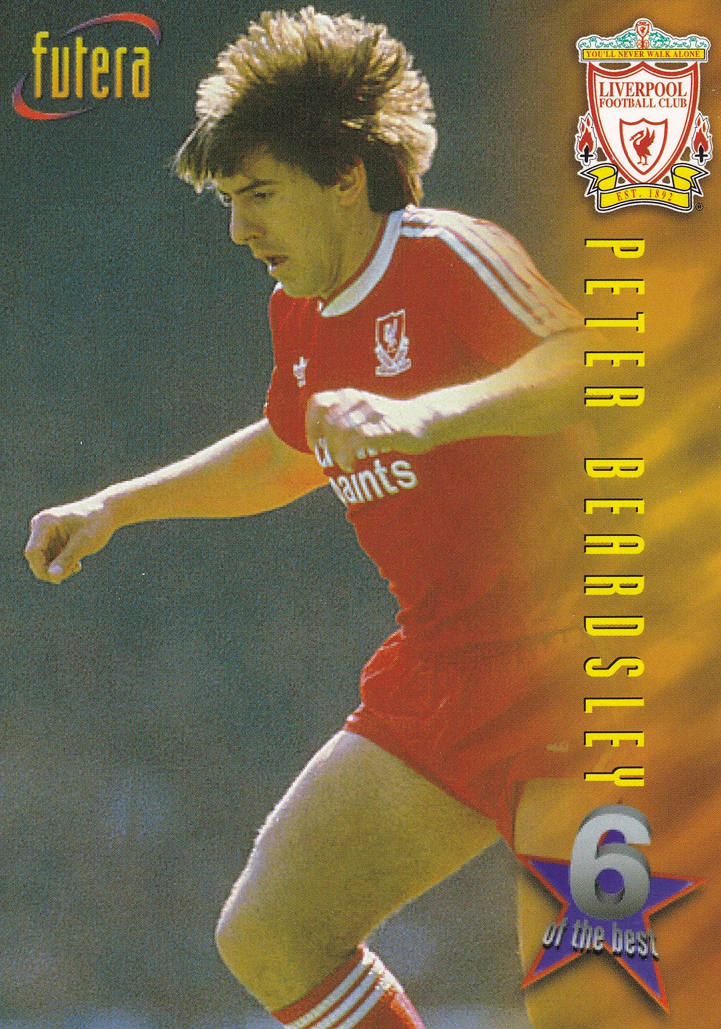 069. PETER BEARDSLEY - LIVERPOOL - 6 OF THE BEST
