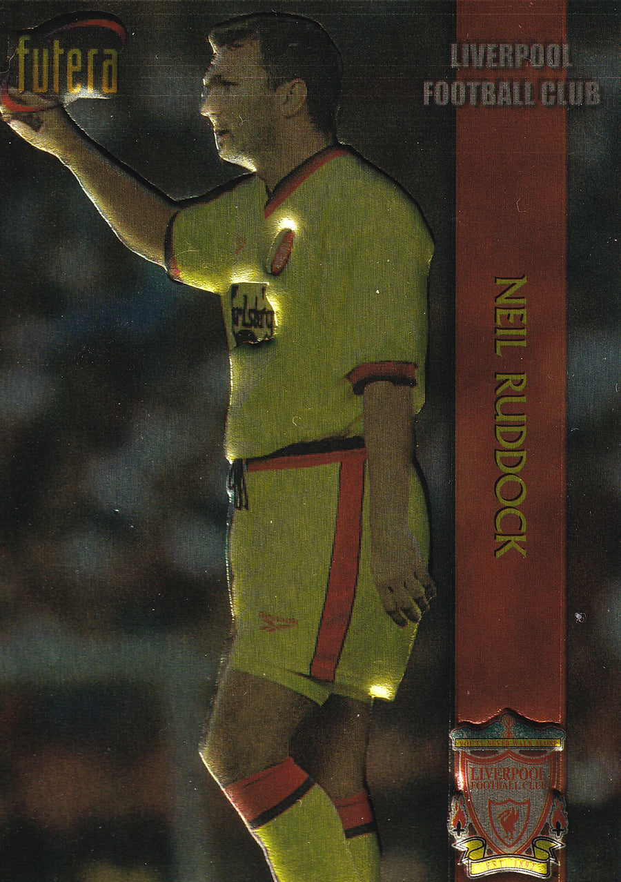012. NEIL RUDDOCK - LIVERPOOL - EMBOSED SILVER FOIL