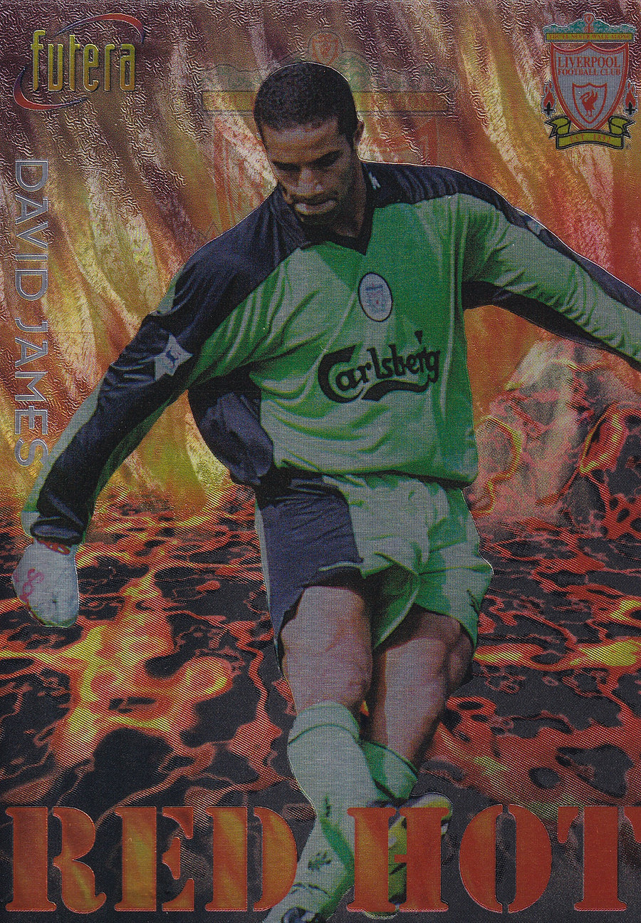 RH4. DAVID JAMES - LIVERPOOL - RED HOT #8000