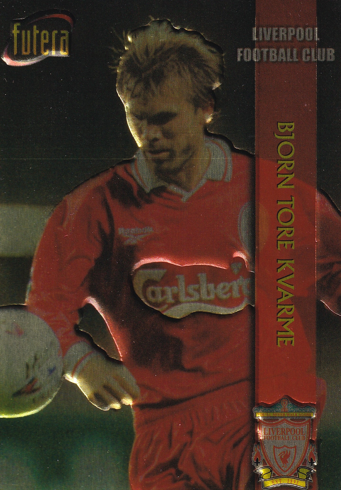 003. BJORN TORE KVARME - LIVERPOOL - EMBOSED SILVER FOIL