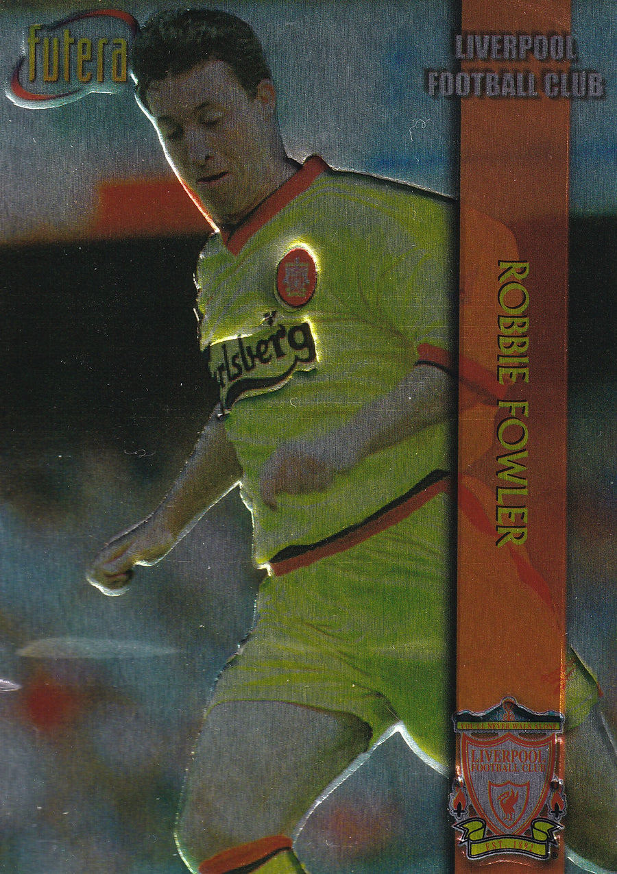 015. ROBBIE FOWLER - LIVERPOOL - EMBOSED SILVER FOIL