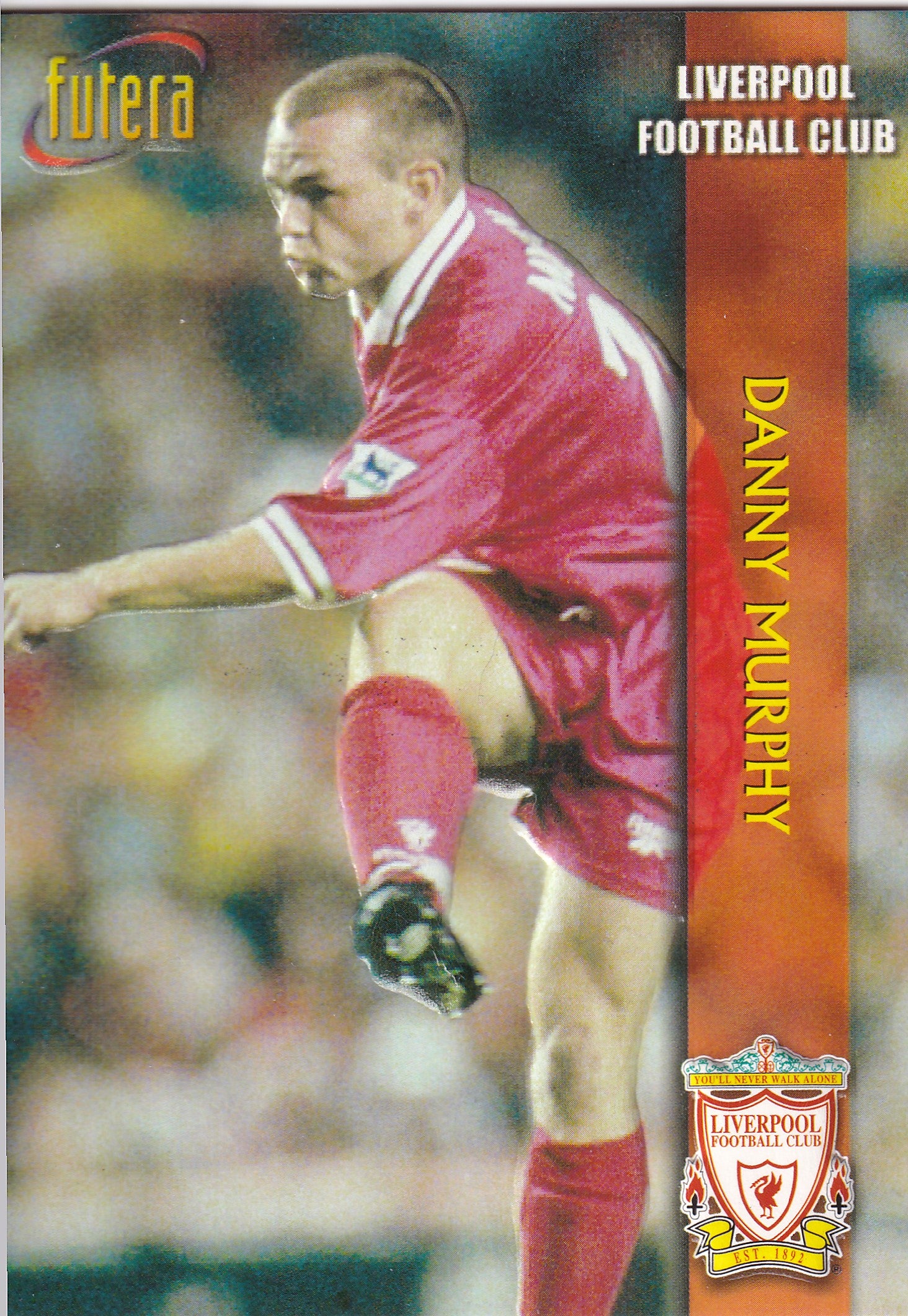 010. DANNY MURPHY - LIVERPOOL - EMBOSED