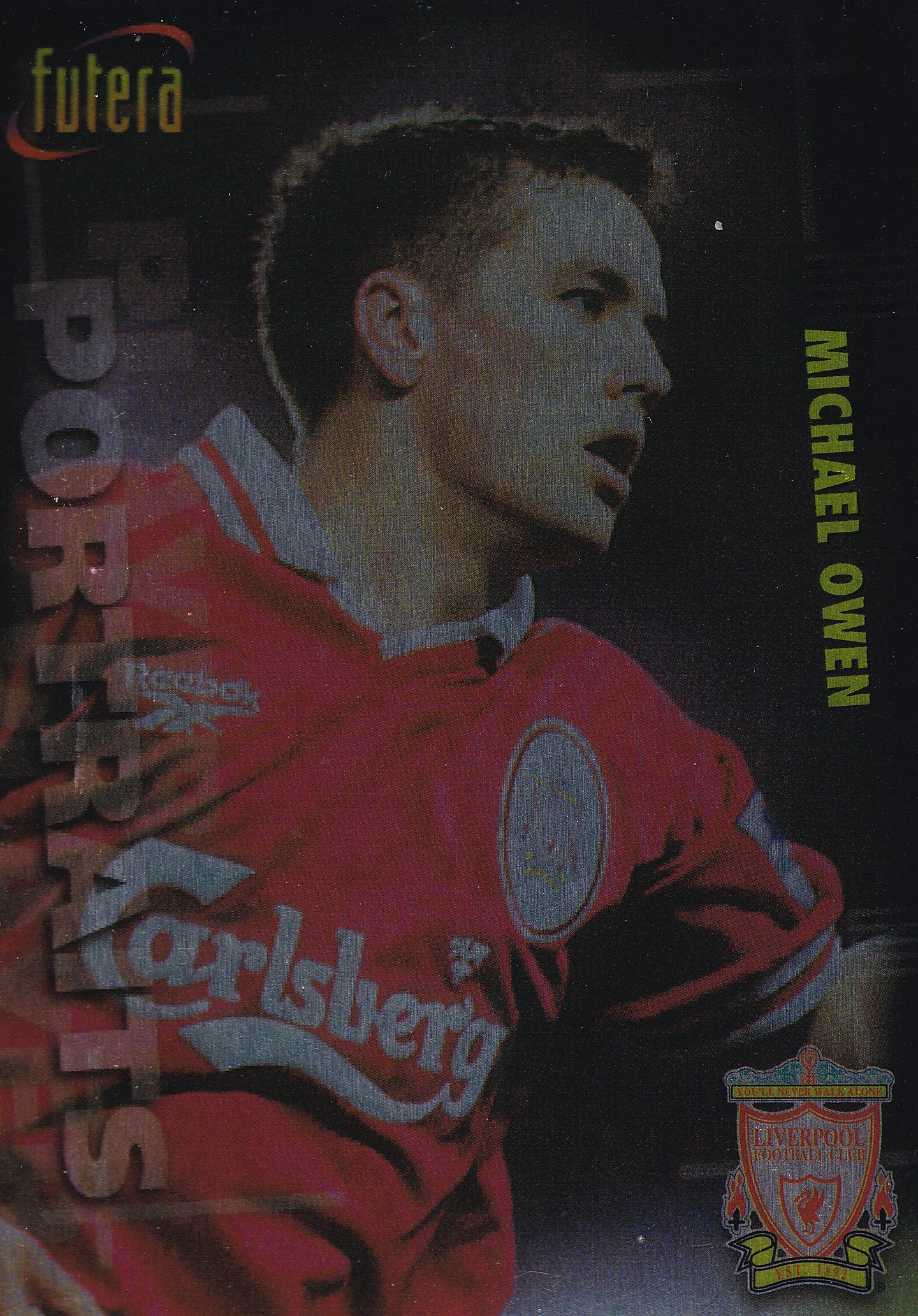 041. MICHAEL OWEN - LIVERPOOL - PORTRAITS - CHROME