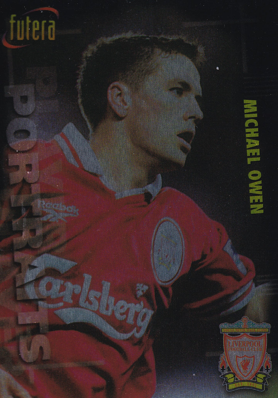 041. MICHAEL OWEN - LIVERPOOL - PORTRAITS - CHROME