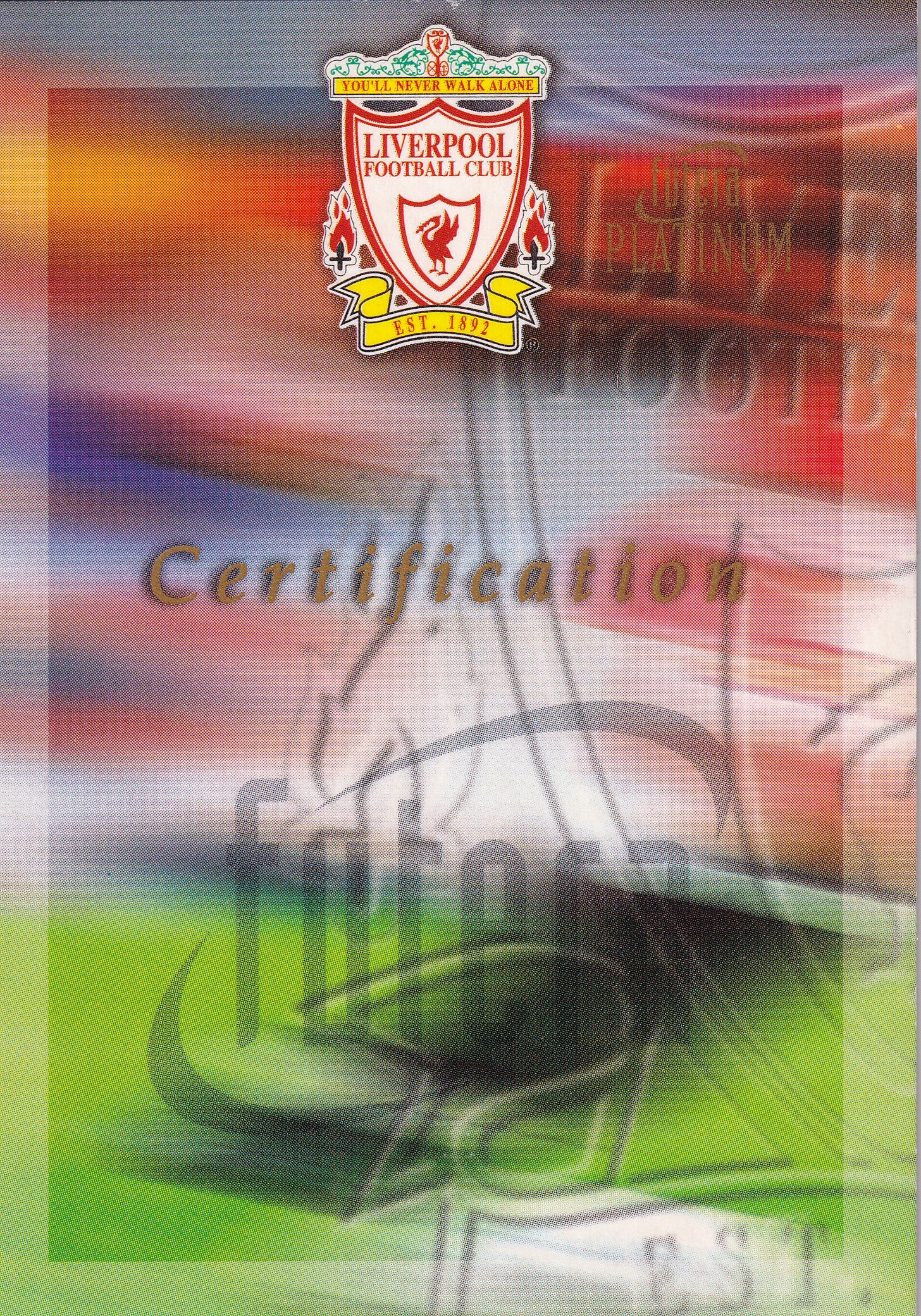 OYVIND LEONHARDSEN - REDEMPTION CARD - REEMED CARD - CERTIFICATION #0048