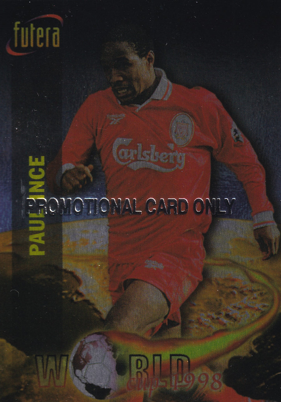 075. PAUL INCE - LIVERPOOL - WORLD CUP 1998 - PROMOTIONAL CARD ONLY
