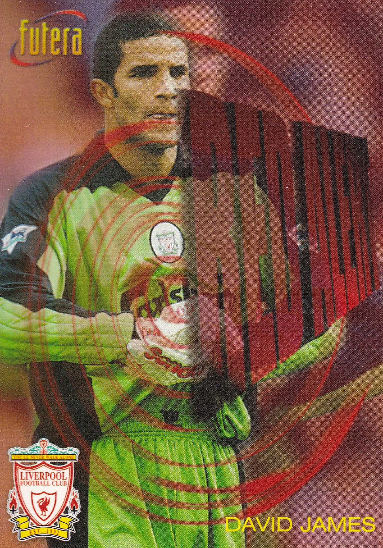 089. DAVID JAMES - LIVERPOOL - RED ALERT