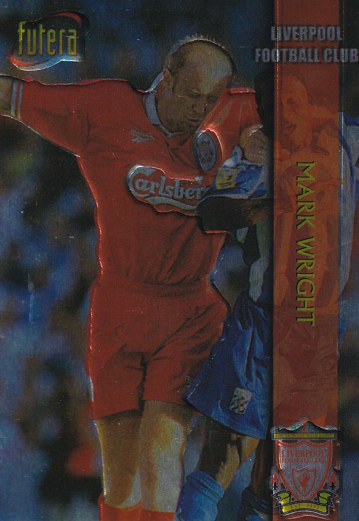 001. MARK WRIGHT - LIVERPOOL - EMBOSED SILVER FOIL