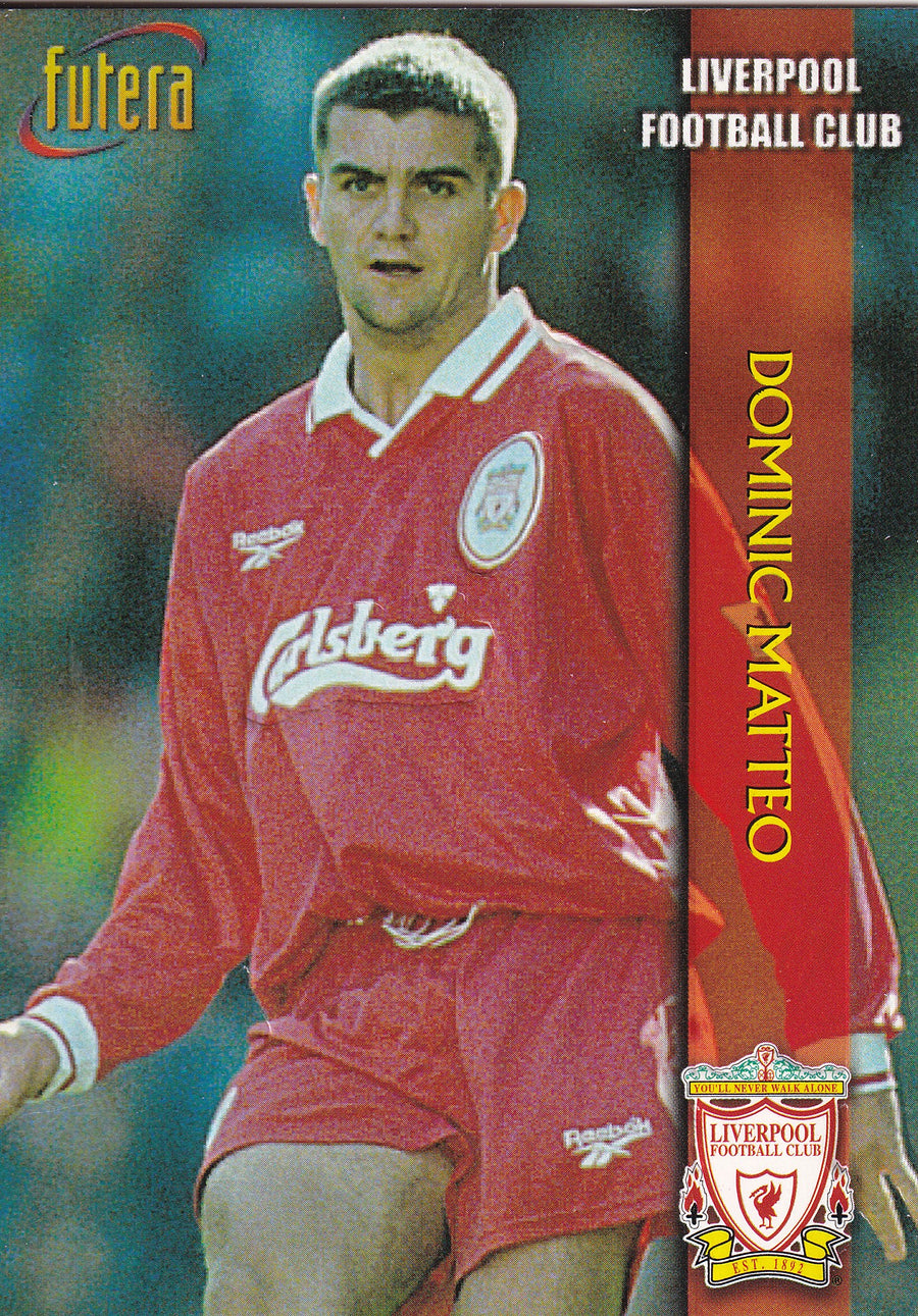 002. DOMINIC MATTEO - LIVERPOOL - EMBOSED