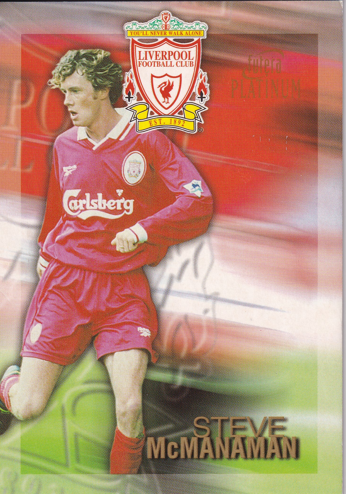 STEVE McMANAMAN - REDEMPTION CARD - REEMED CARD - CERTIFICATION #0044