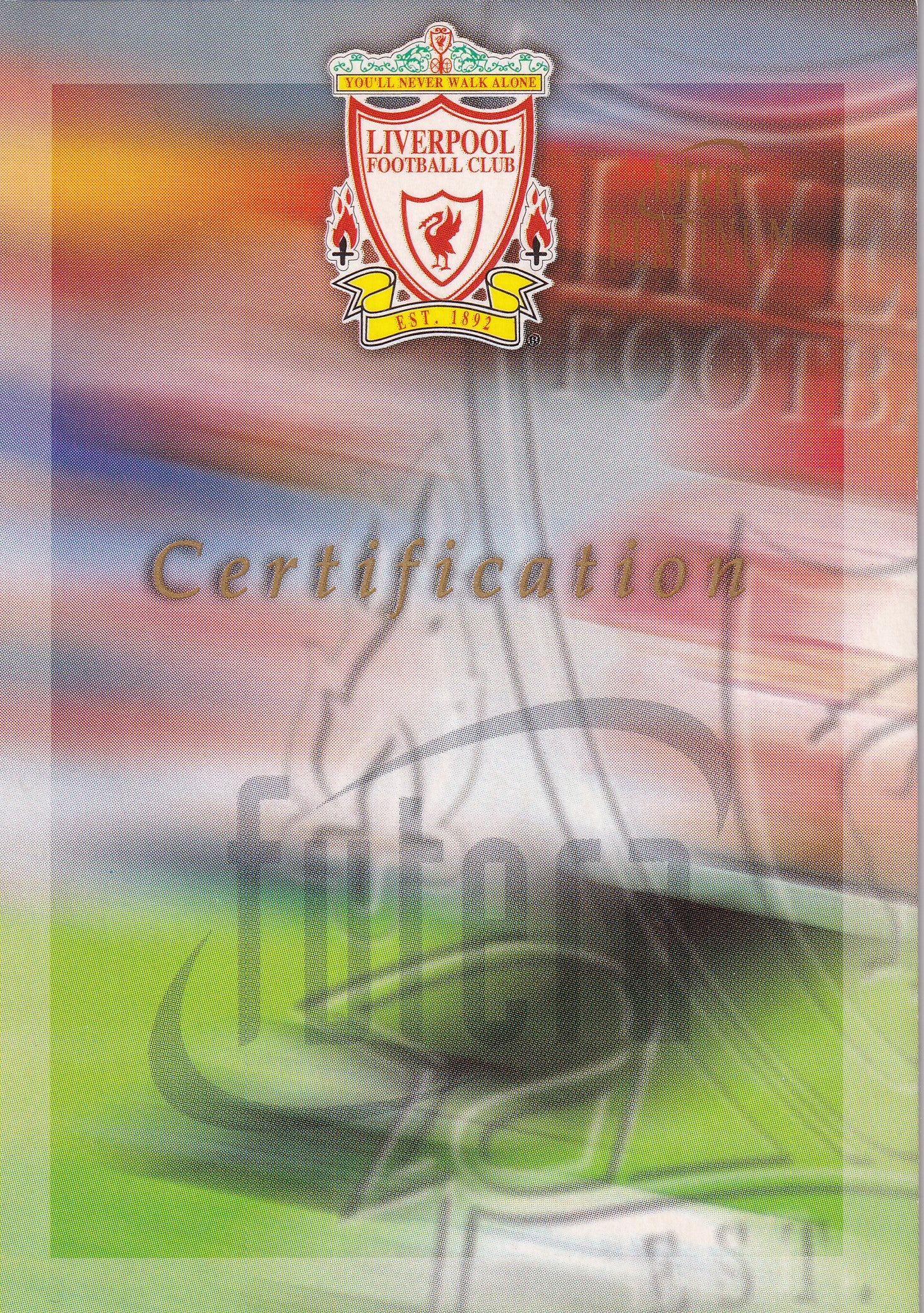STEVE McMANAMAN - REDEMPTION CARD - REEMED CARD - CERTIFICATION #0044