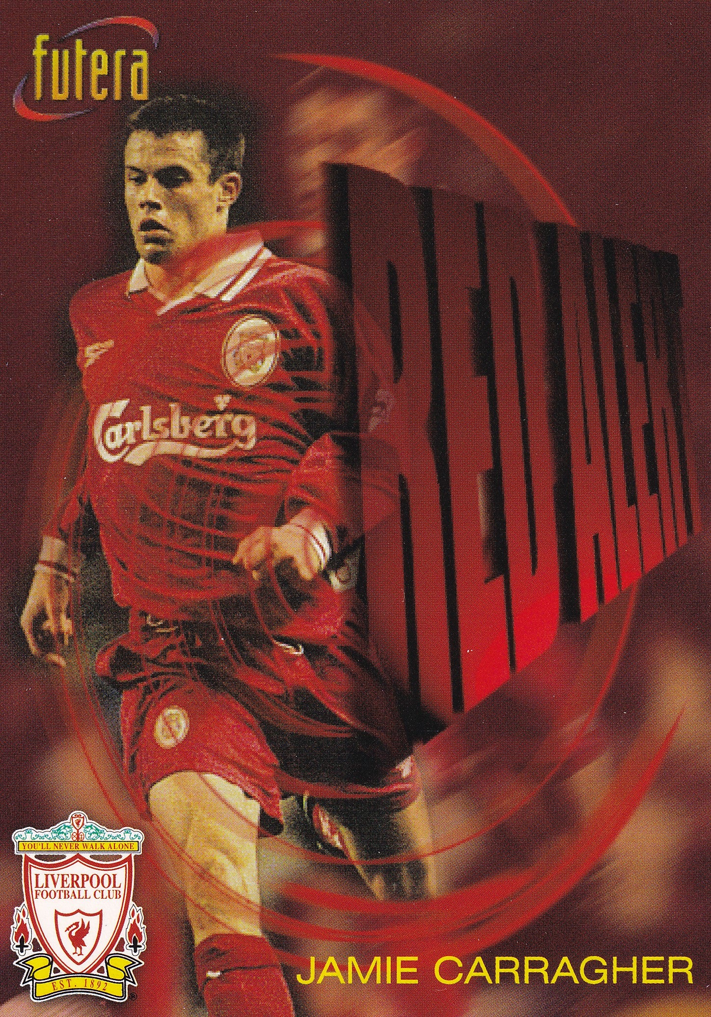 087. JAMIE CARRAGHER - LIVERPOOL - RED ALERT