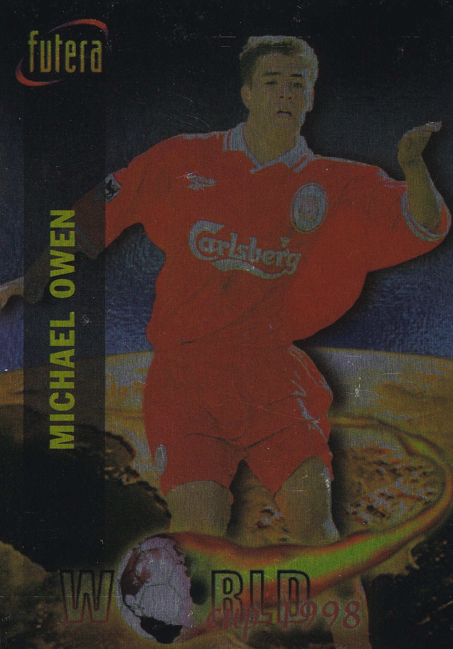 073. MICHAEL OWEN - LIVERPOOL - WORLD CUP 1998 - CHROME