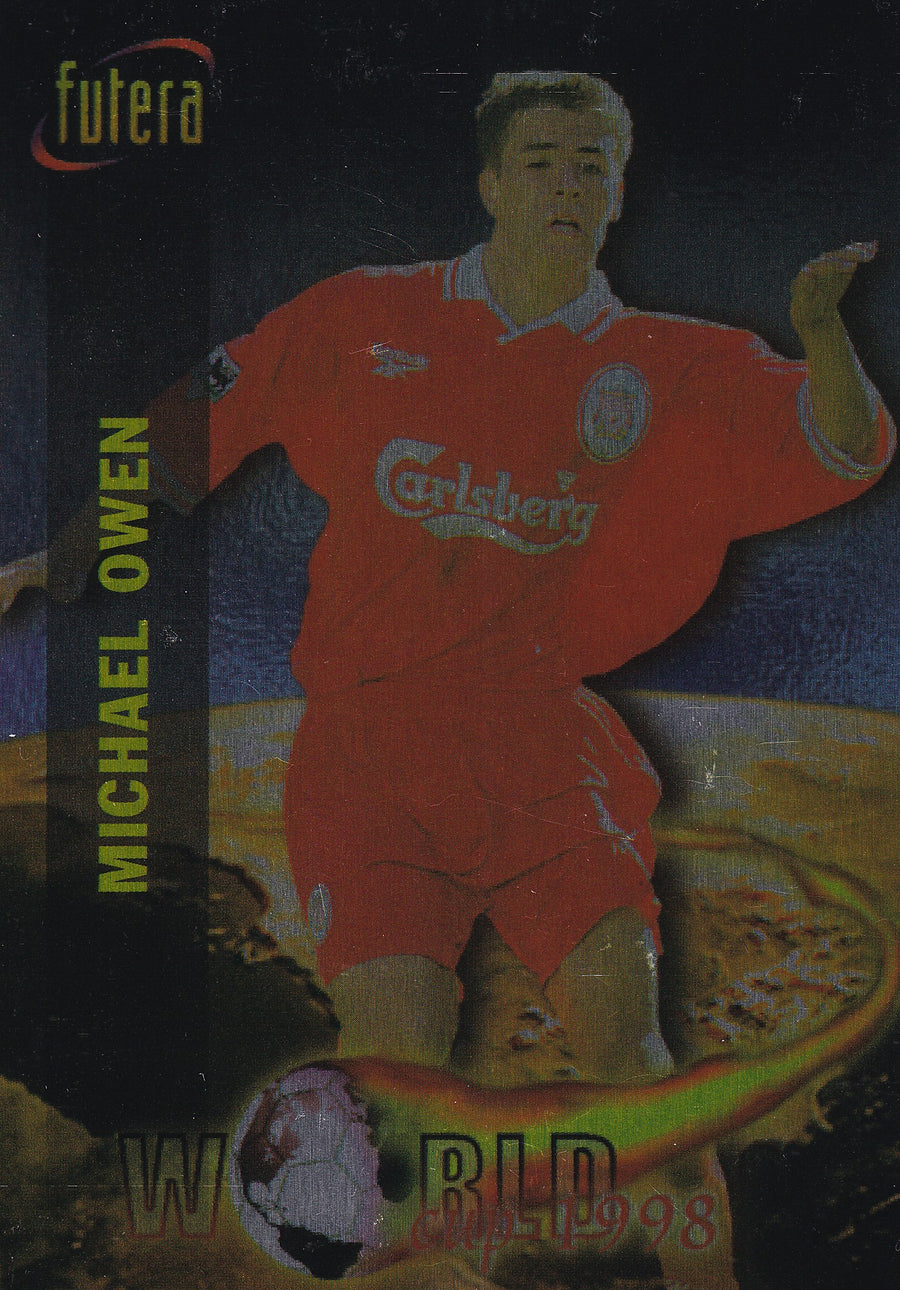 073. MICHAEL OWEN - LIVERPOOL - WORLD CUP 1998 - CHROME