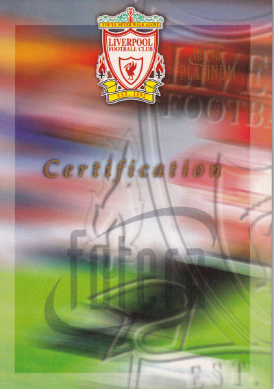 OYVIND LEONHARDSEN - REDEMPTION CARD - REEMED CARD - CERTIFICATION #0010