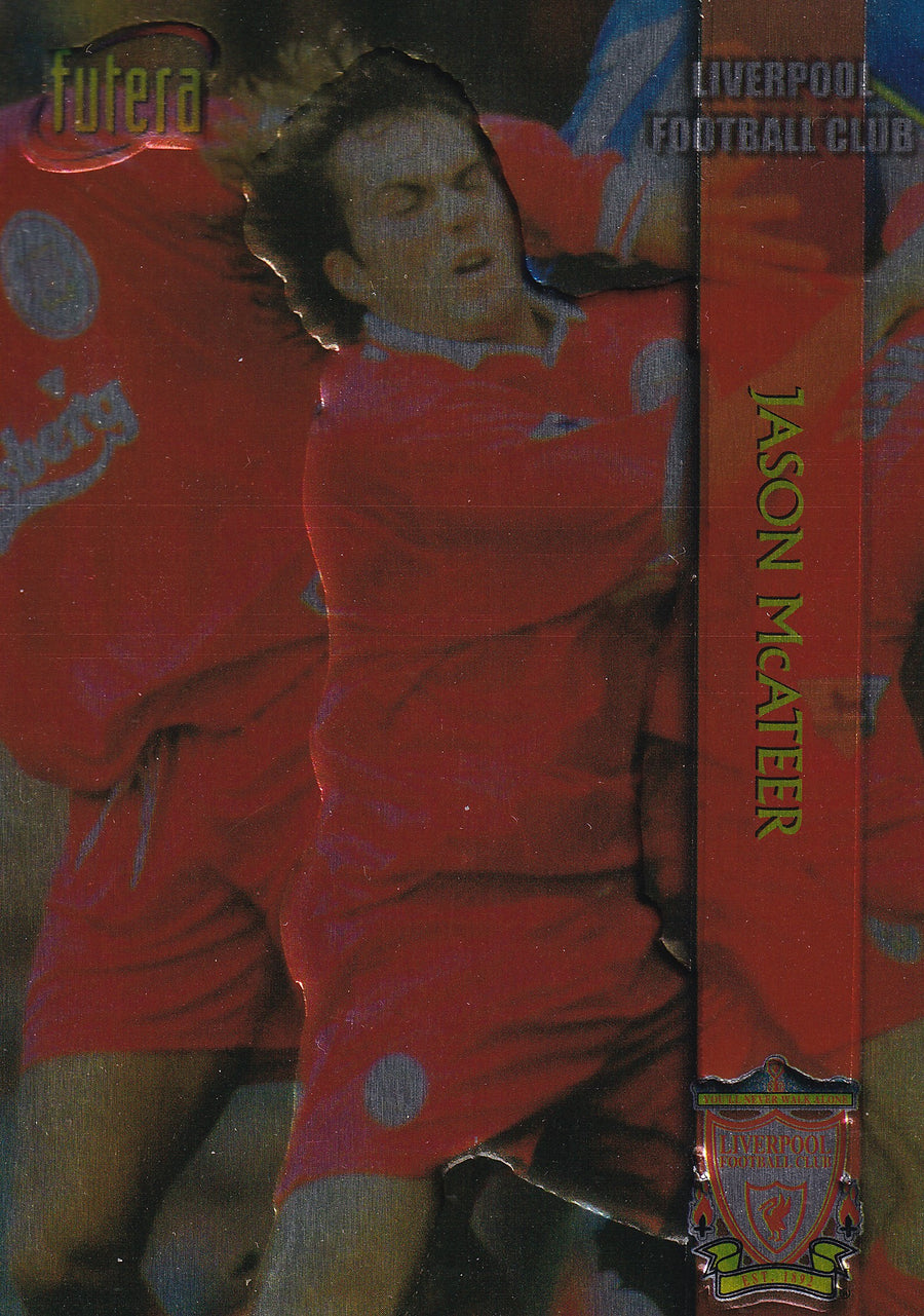 008. JASON McATEER - LIVERPOOL - EMBOSED SILVER FOIL
