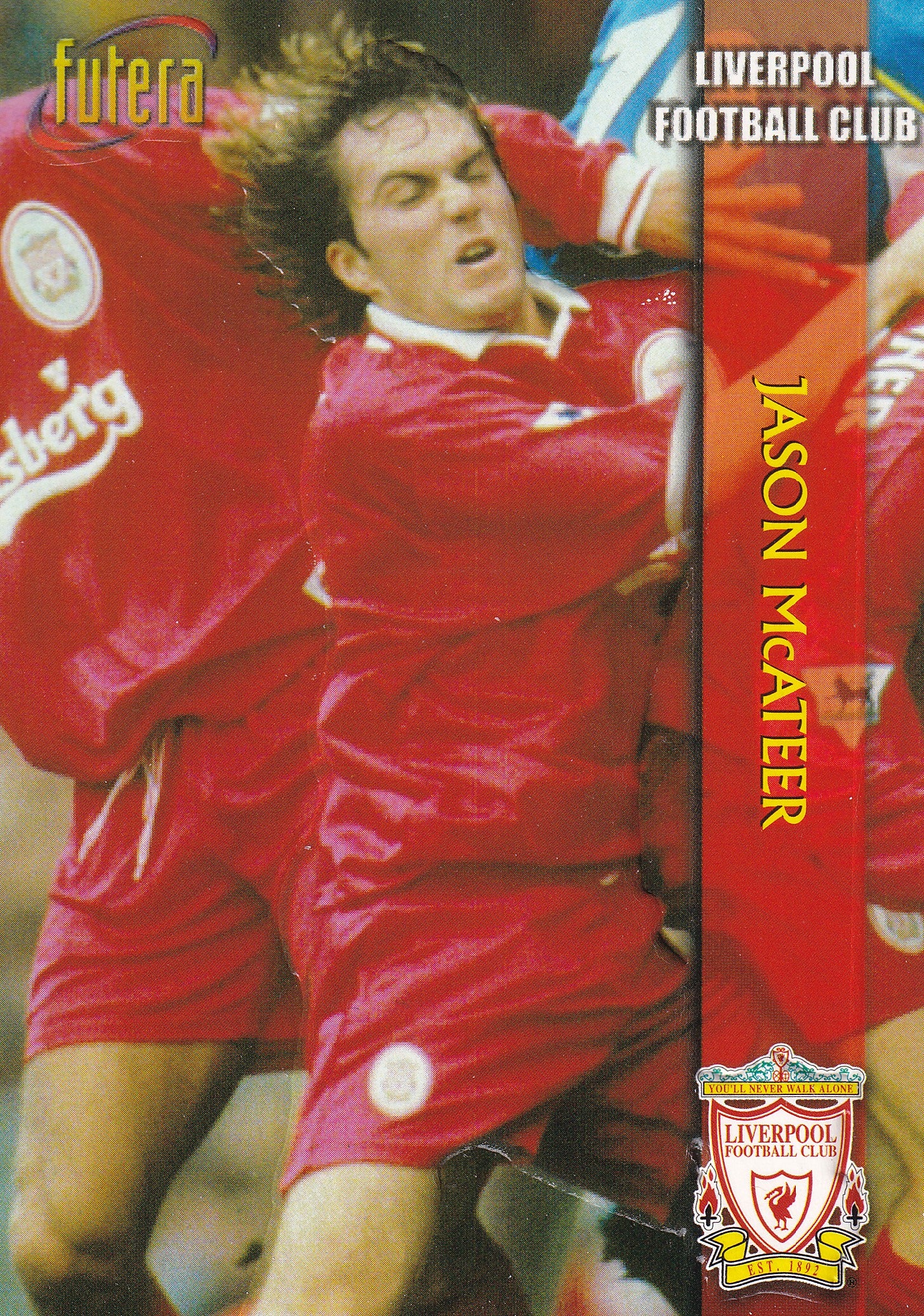 008. JASON McATEER - LIVERPOOL - EMBOSED
