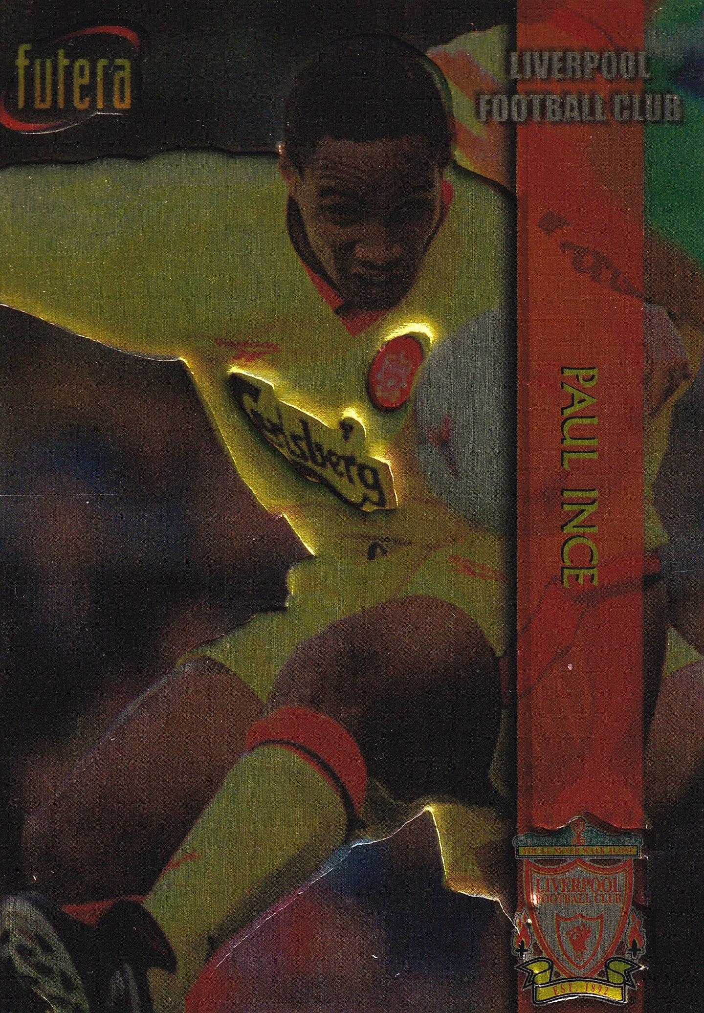 011. PAUL INCE - LIVERPOOL - EMBOSED SILVER FOIL