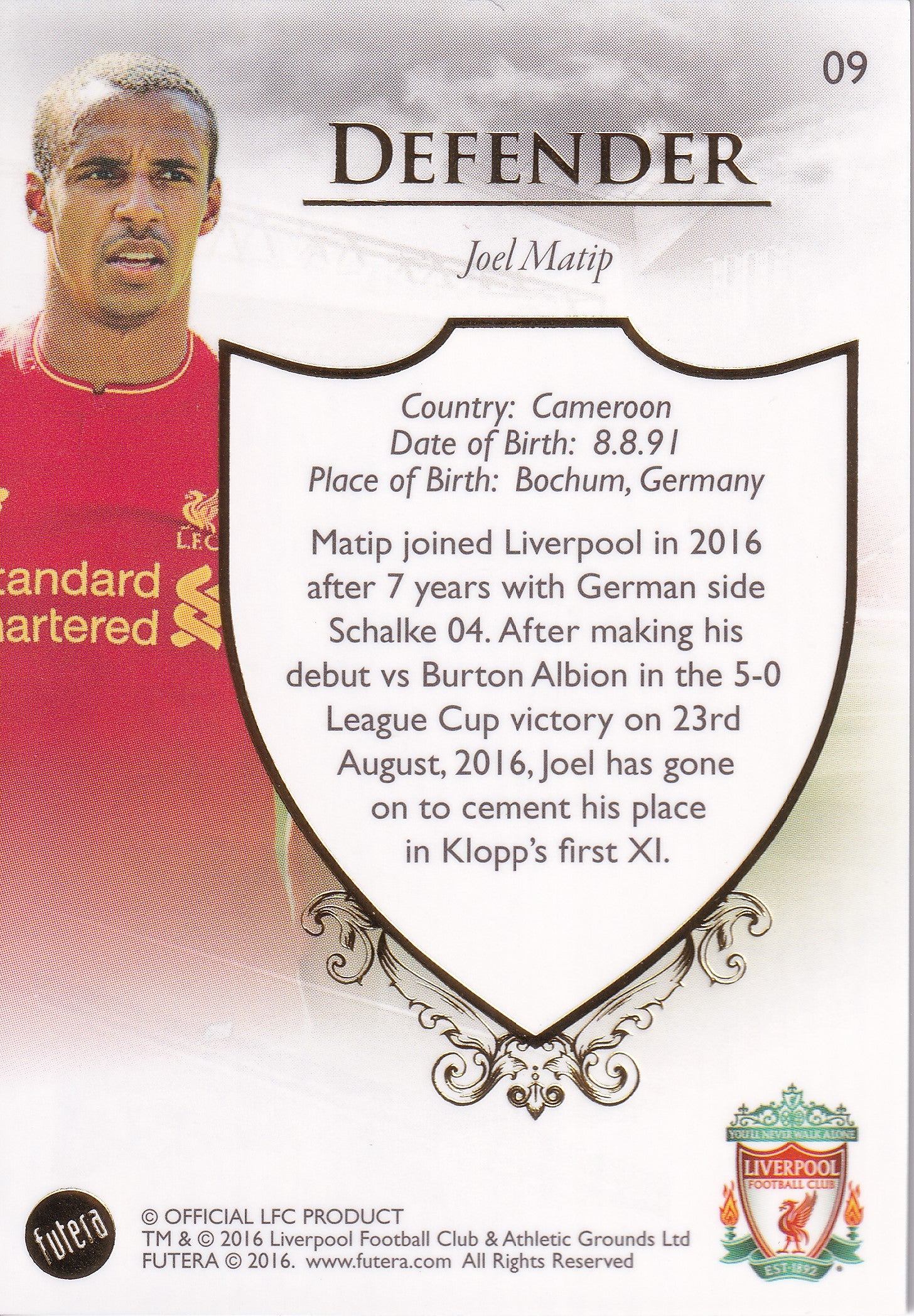 009. JOEL MATIP - LIVERPOOL