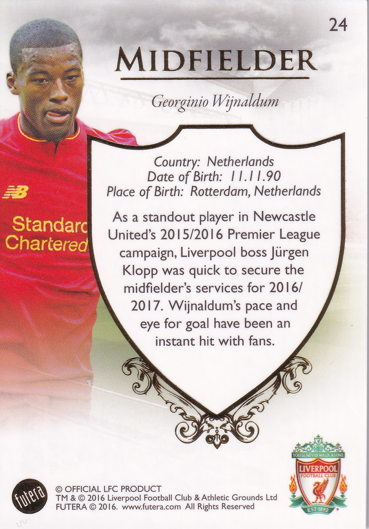 024. GEORGINIO WIJNALDUM - LIVERPOOL