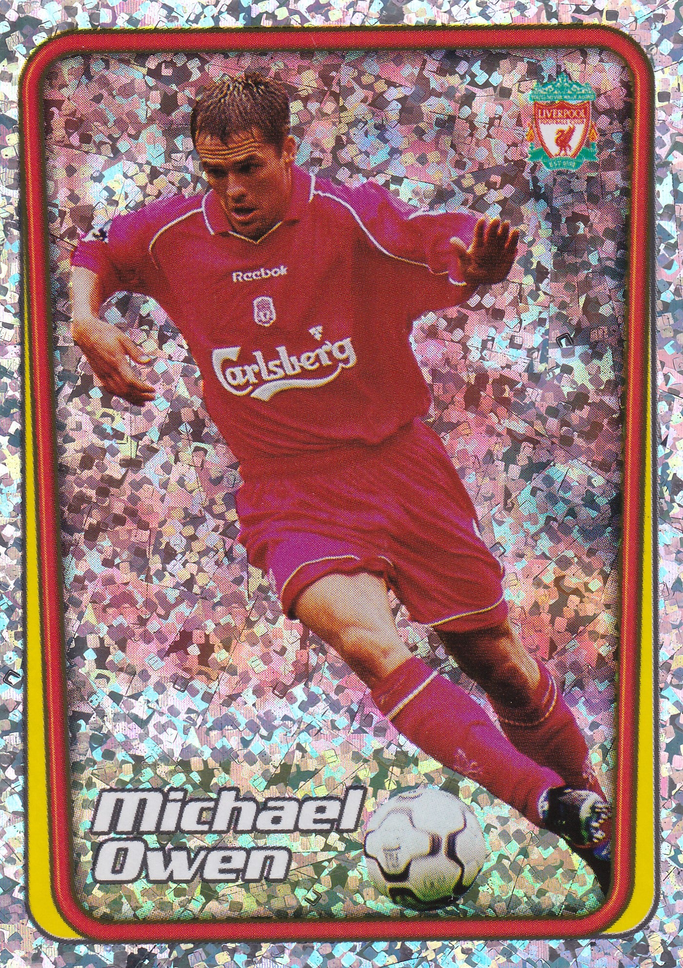 219. MICHAEL OWEN - LIVERPOOL - SPARKLE FOIL