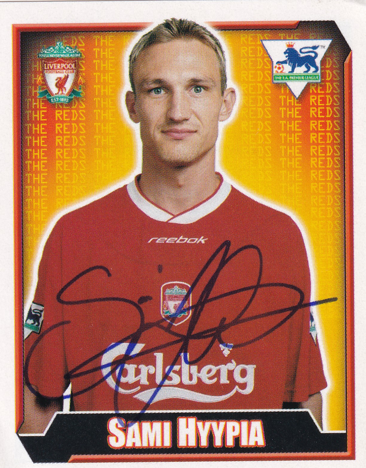 310. SAMI HYYPIA - LIVERPOOL - GREEN BACK