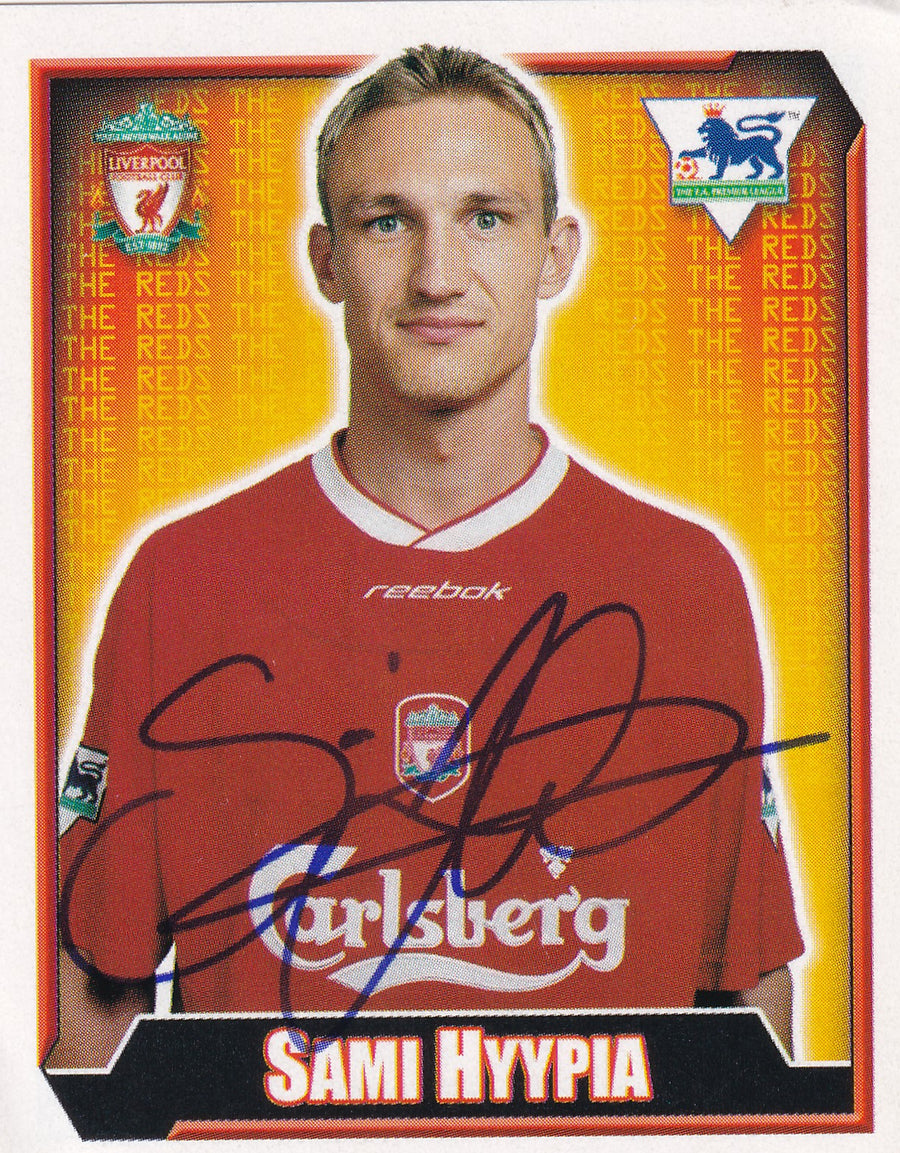 310. SAMI HYYPIA - LIVERPOOL - GREEN BACK