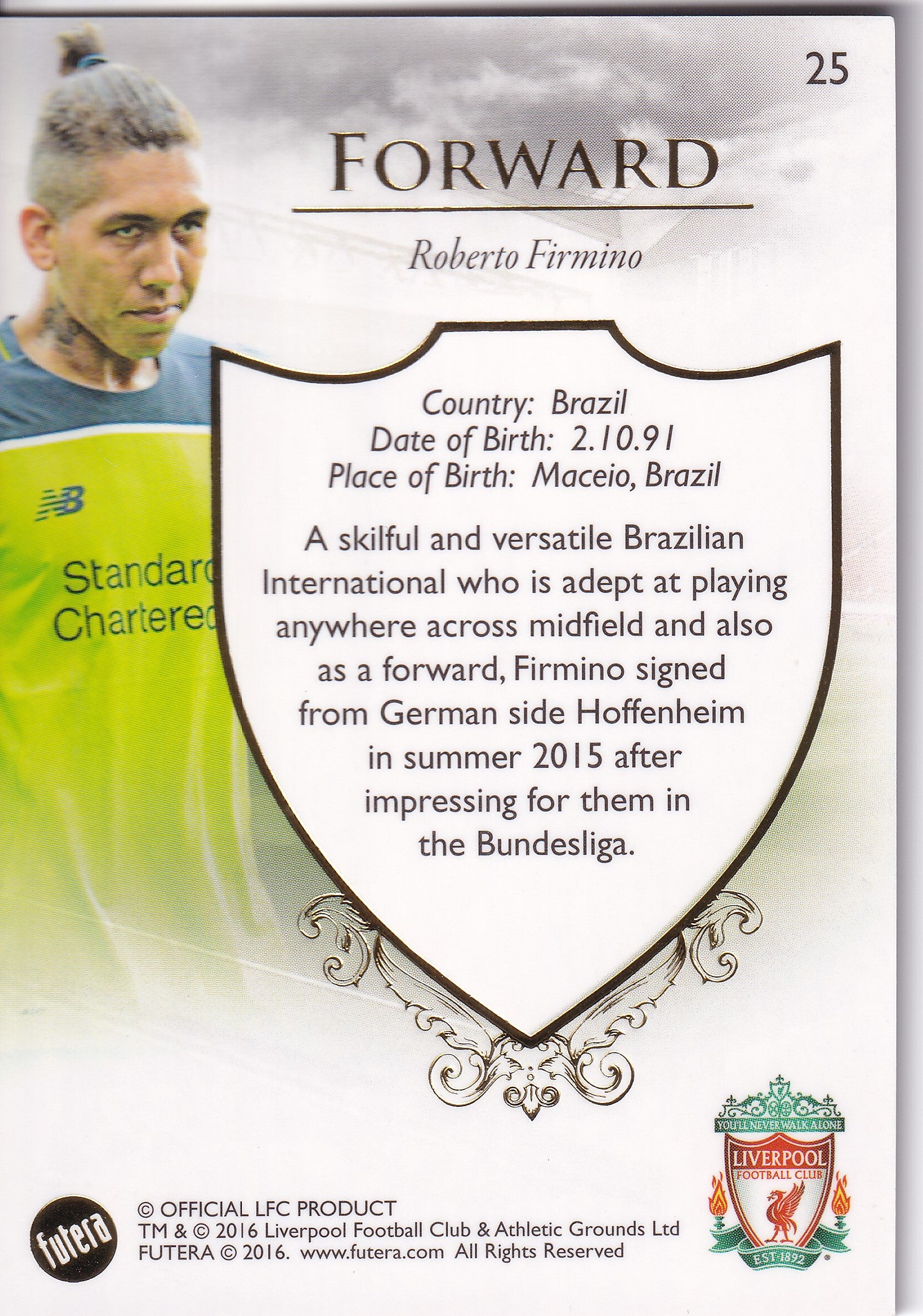 025. ROBERTO FIRMINO - LIVERPOOL