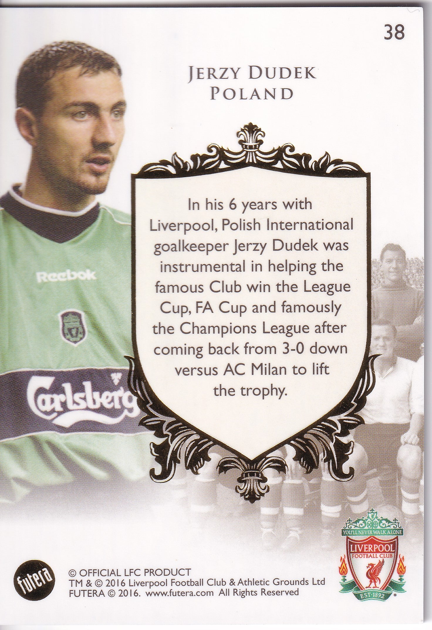 038. JERZY DUDEK - LIVERPOOL - THE GREATS