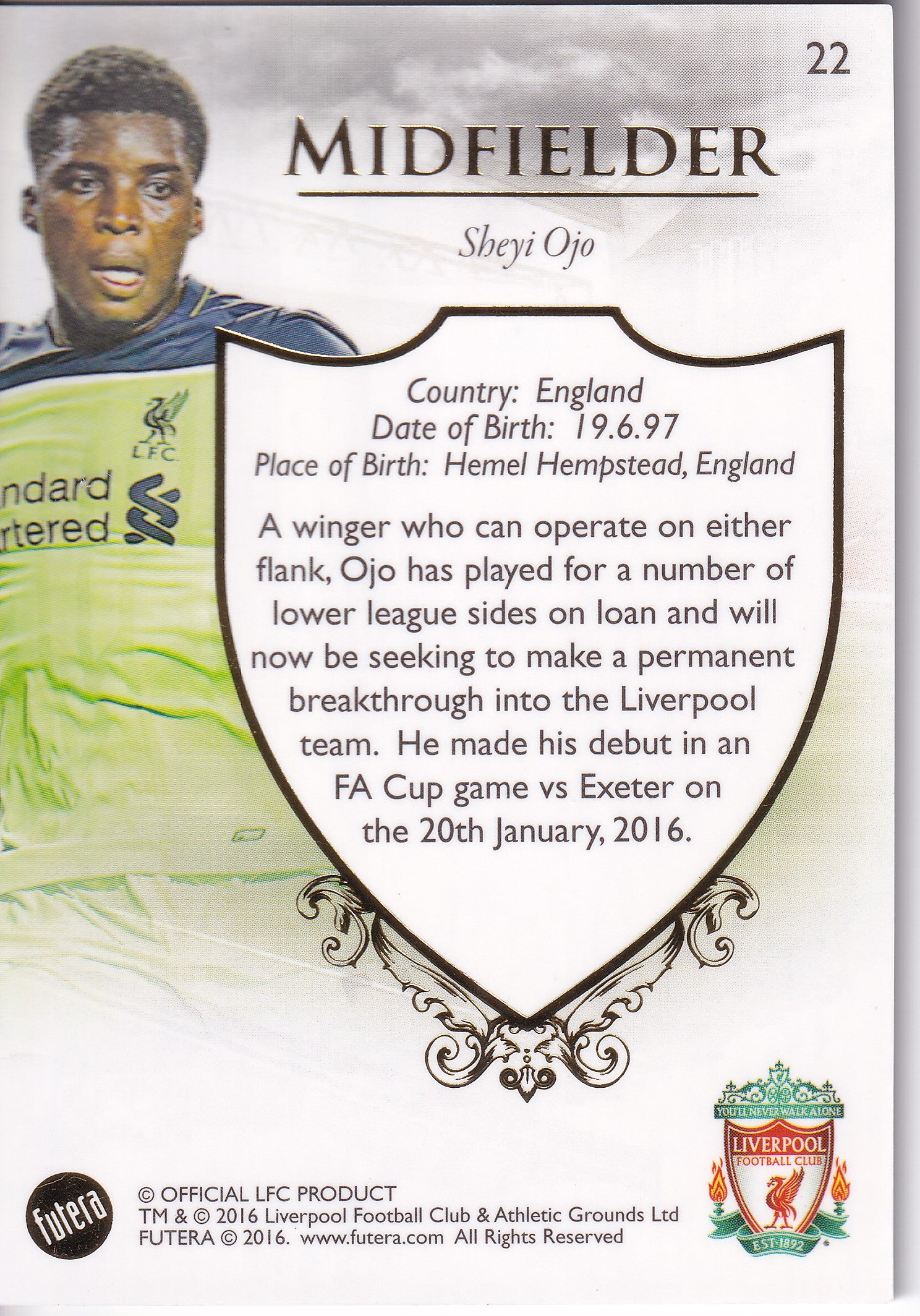 022. SHEYI OJO - LIVERPOOL