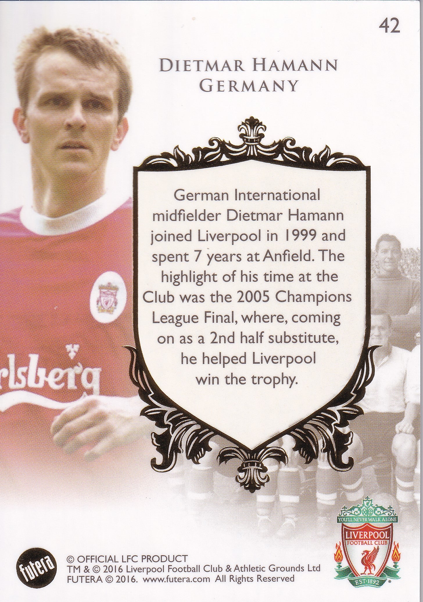 042. DIETMAR HAMANN - LIVERPOOL - THE GREATS