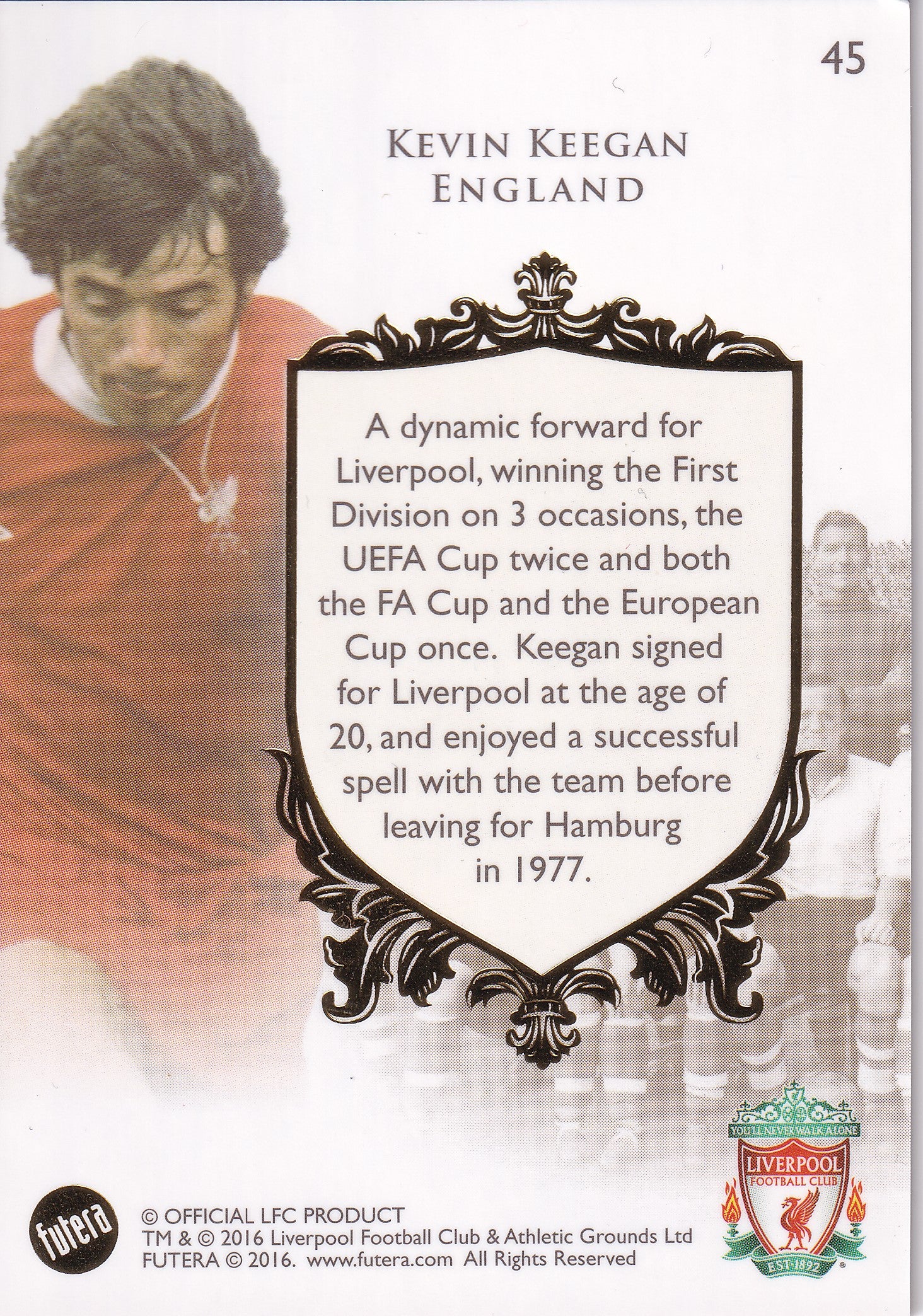 045. KEVIN KEEGAN - LIVERPOOL - THE GREATS