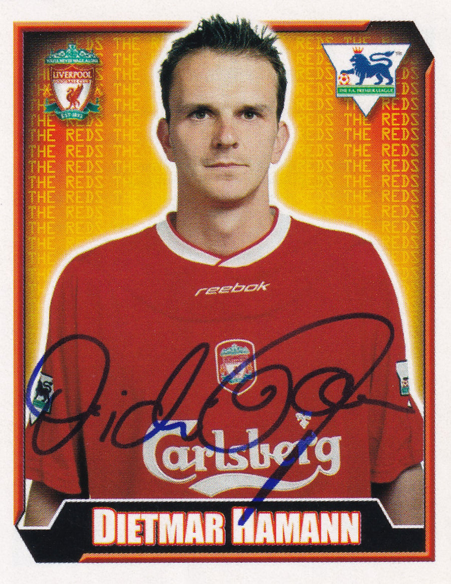 318. DIETMAR HAMANN - LIVERPOOL - GREEN BACK