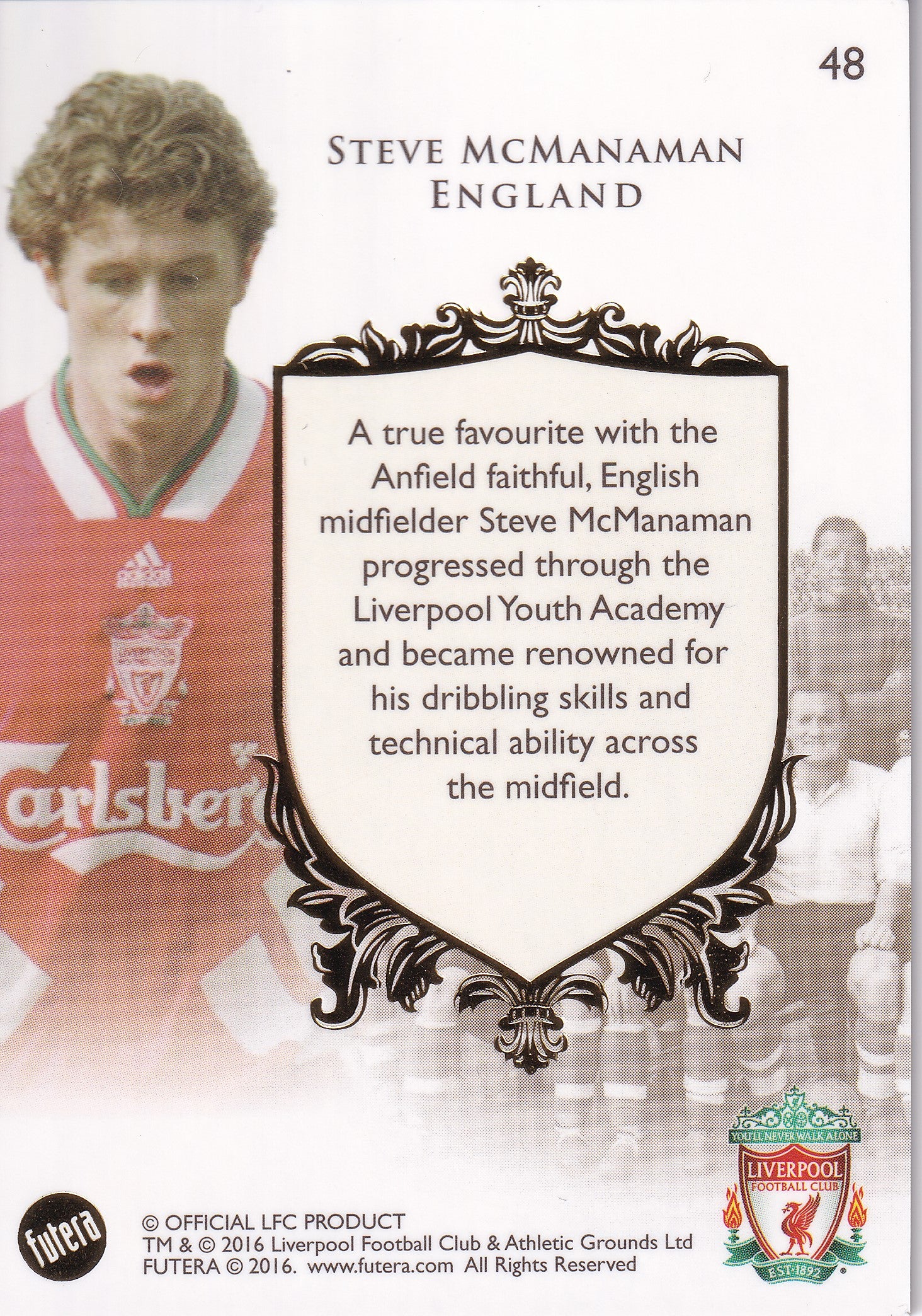 048. STEVE McMANAMAN - LIVERPOOL - THE GREATS